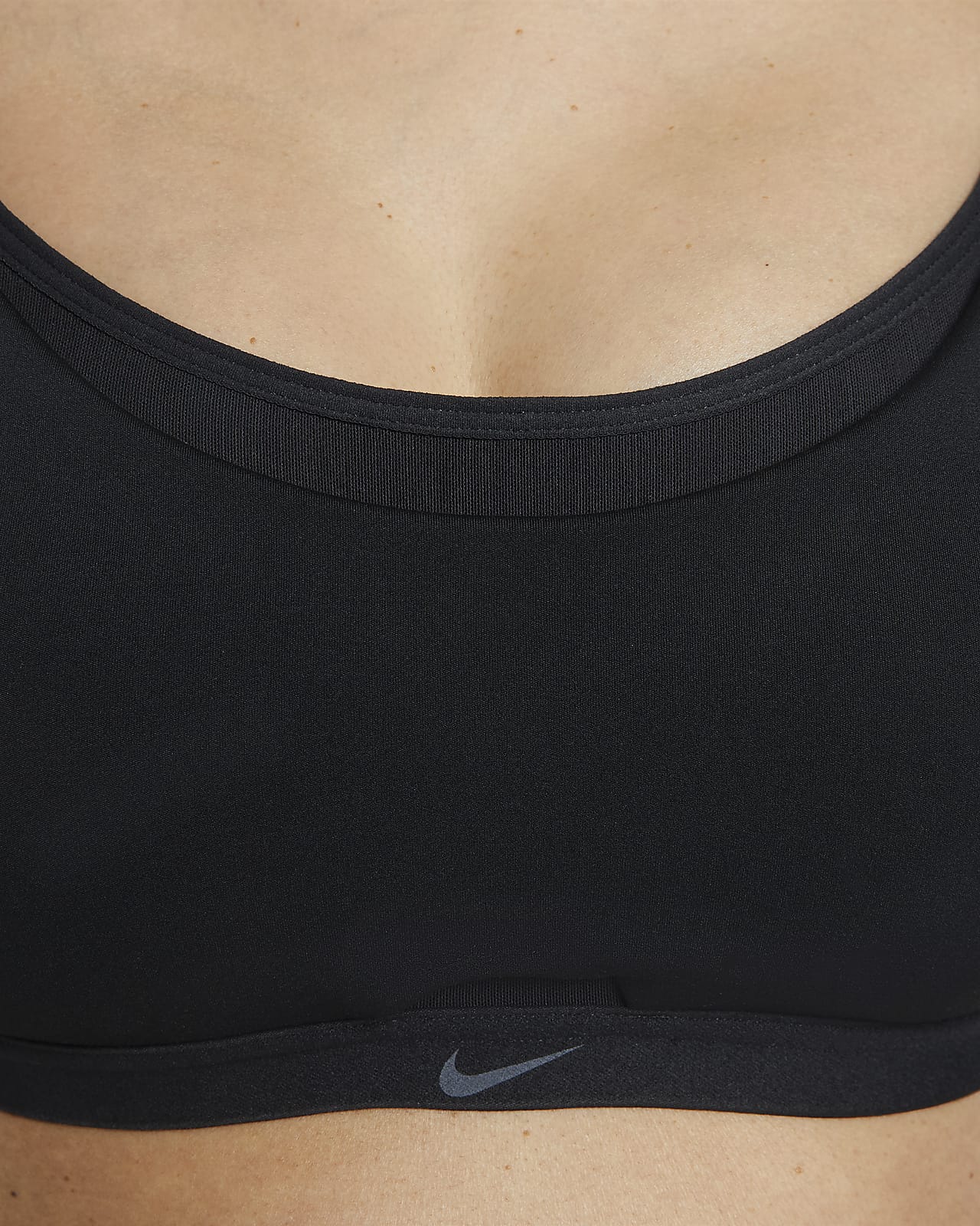 Nike Womens Alate Light Support Maternity Sports Bra Blue M