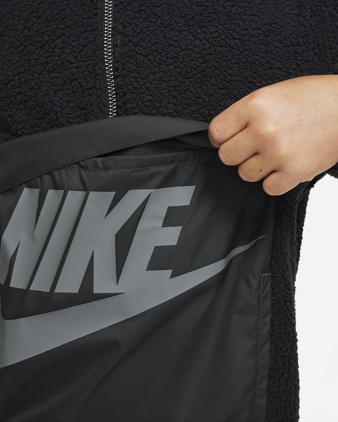 sudadera nike media cremallera