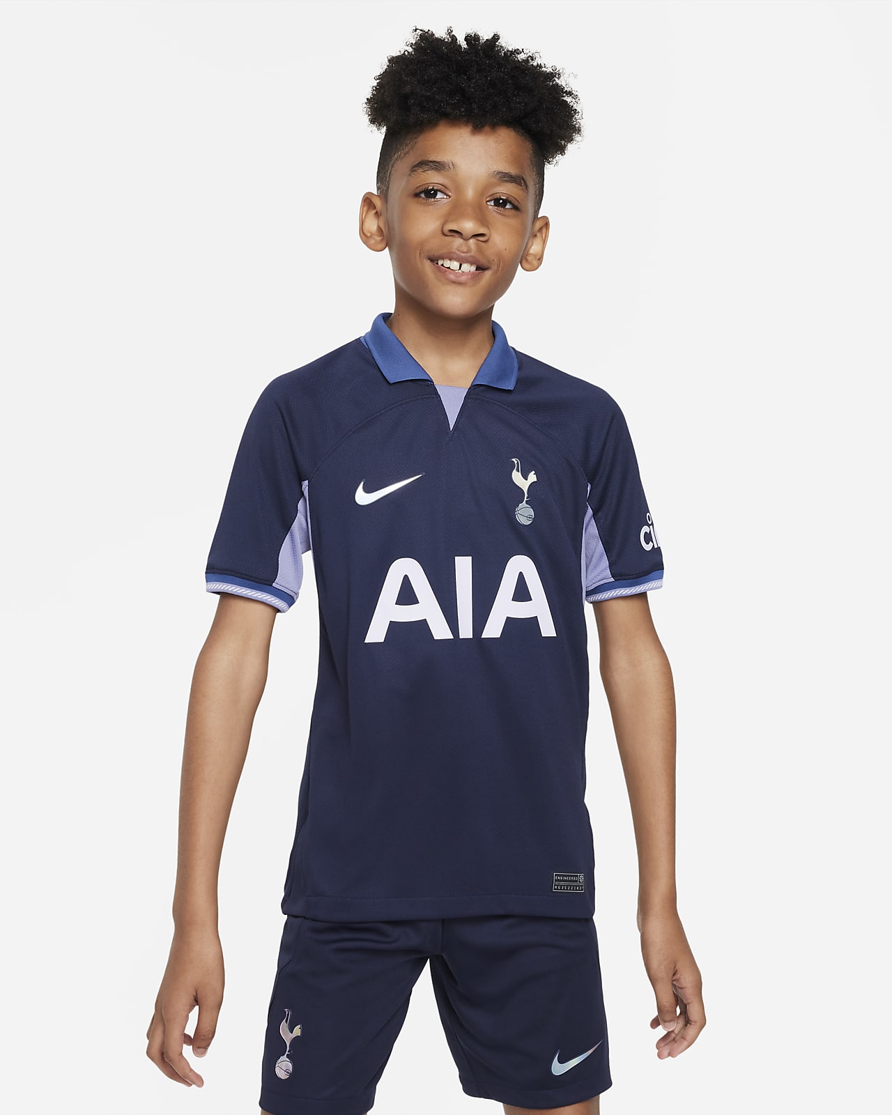 Tottenham Hotspur 2023/24 Stadium Home Big Kids' Nike Dri-FIT Soccer  Jersey.