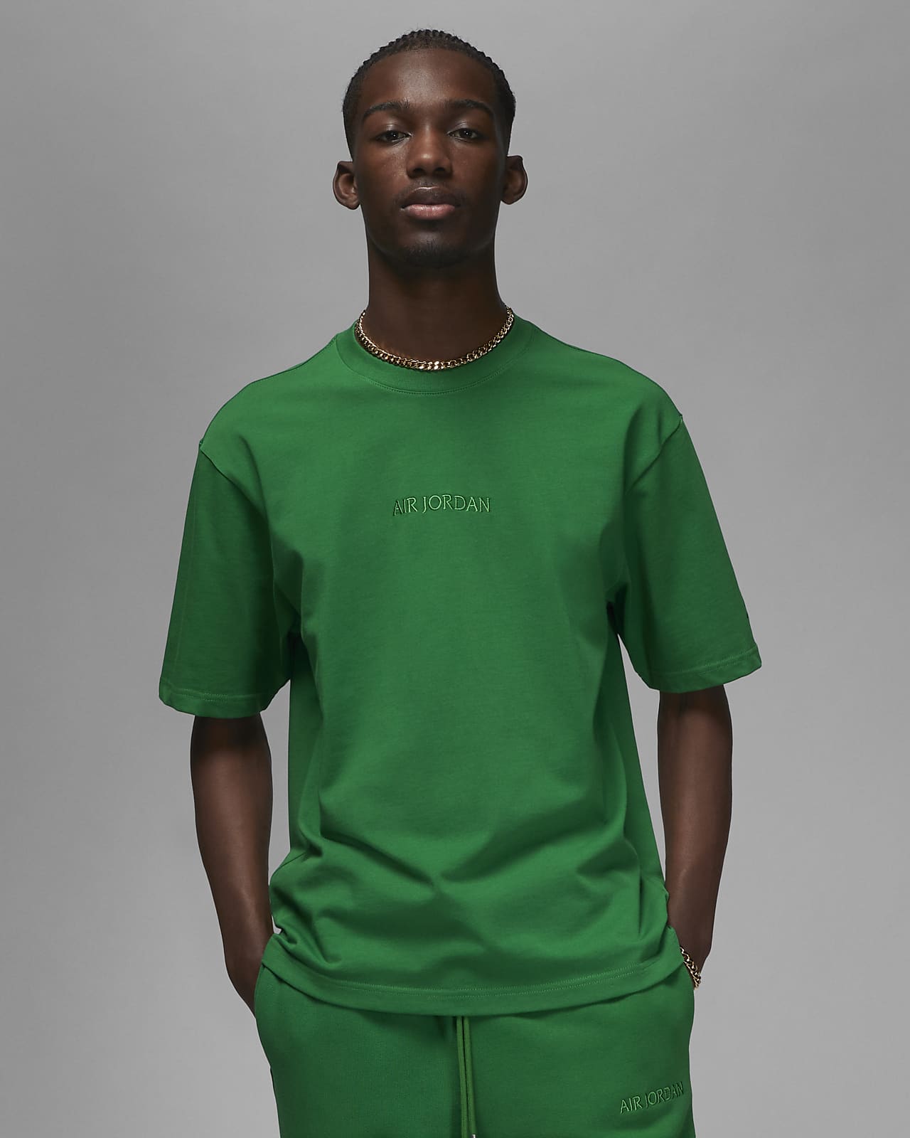 air jordan green shirt