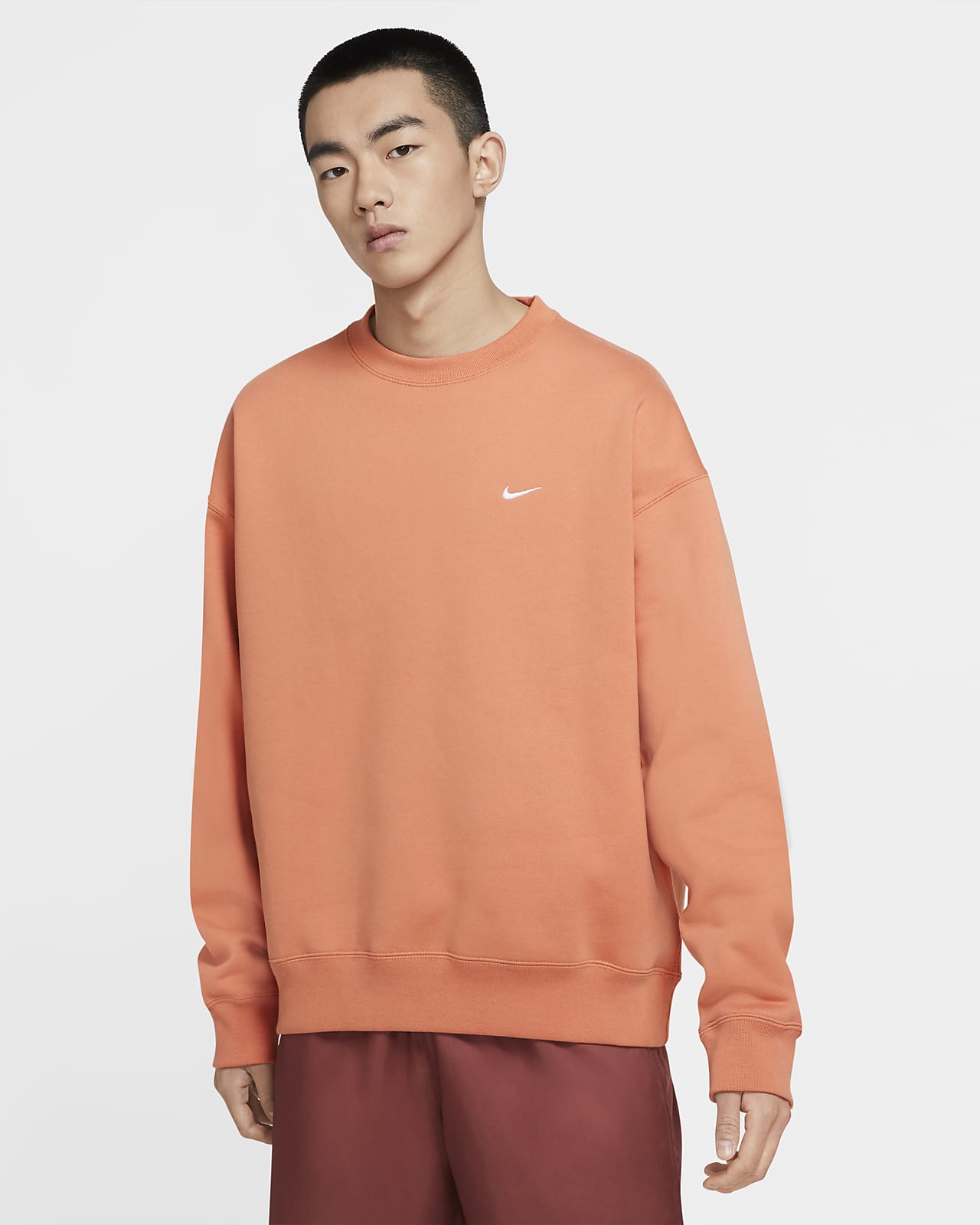 nikelab orange hoodie