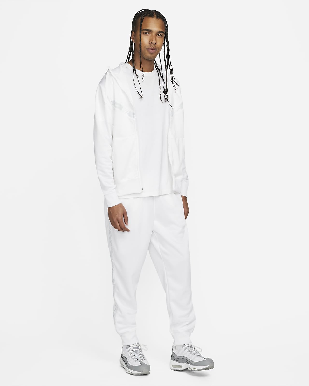 Felpa con cappuccio e zip a tutta lunghezza Nike Sportswear - Uomo. Nike CH
