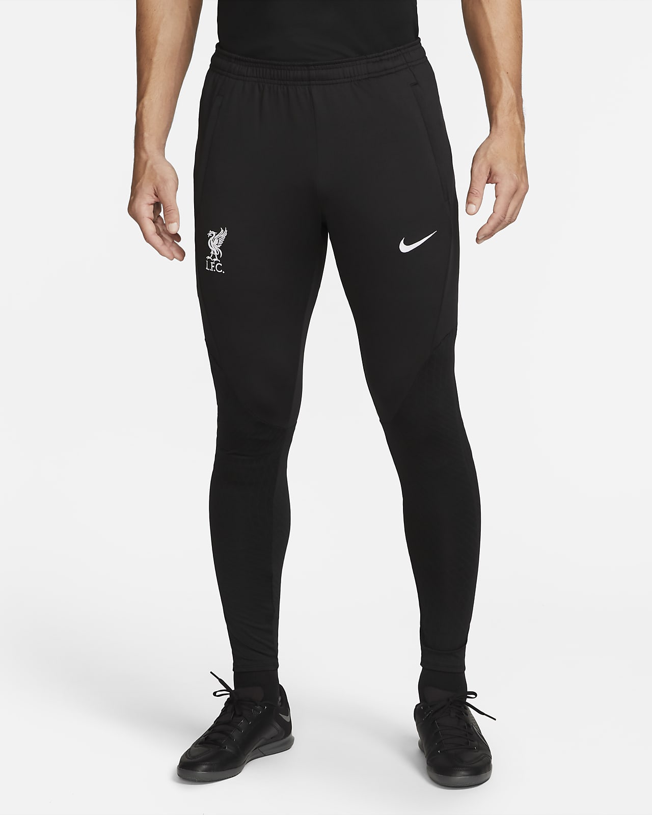 Liverpool FC Strike Men's Nike Dri-FIT Knit Soccer Pants.