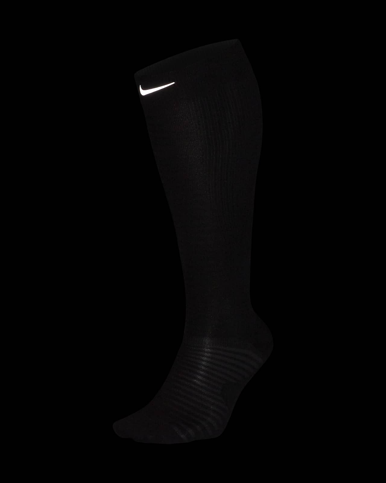 nike over the calf running socks