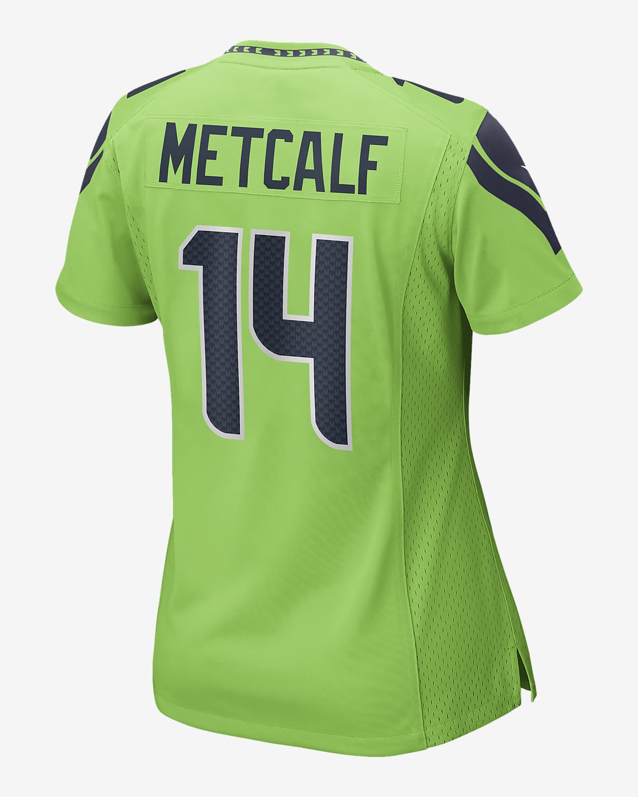 Game Women's D.K. Metcalf White Road Jersey - #14 Football Seattle Seahawks  Size S