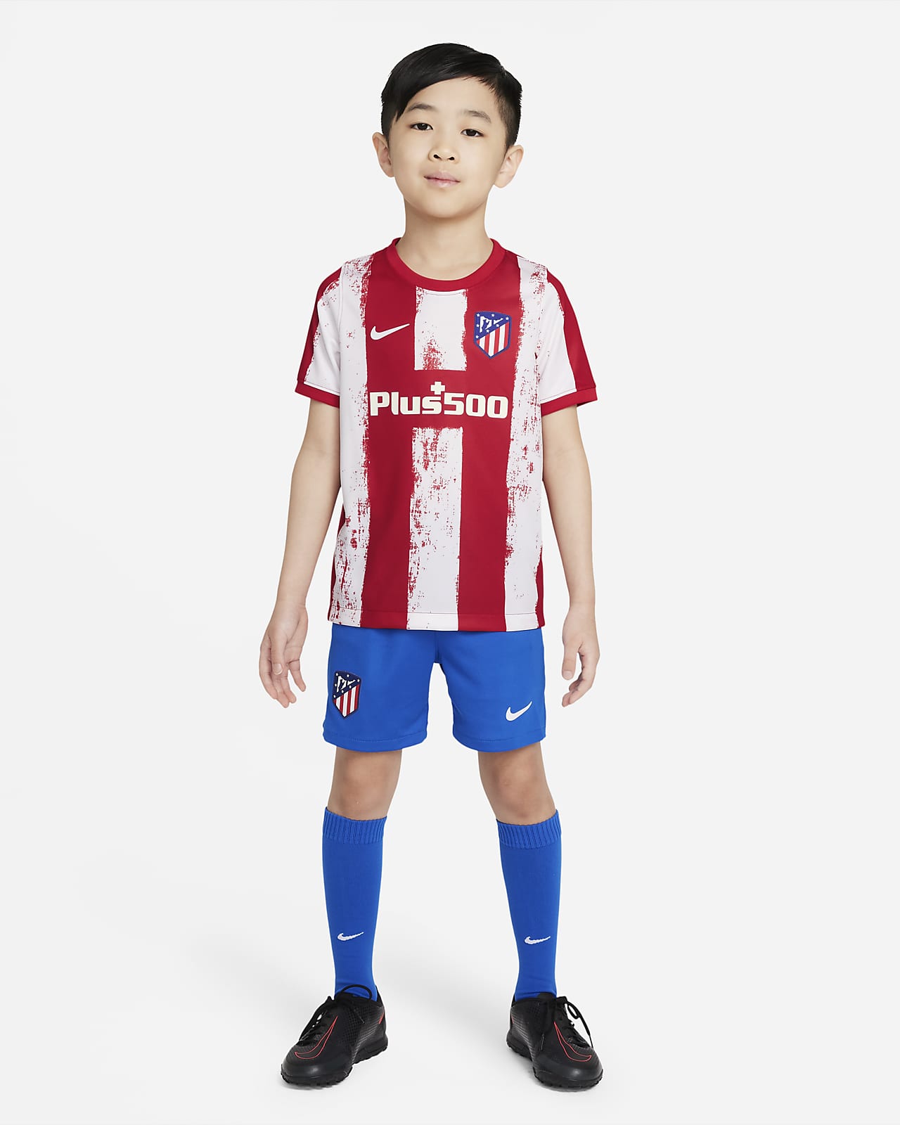 Atletico Madrid 2021 22 Home Fussballtrikot Set Fur Jungere Kinder Nike De