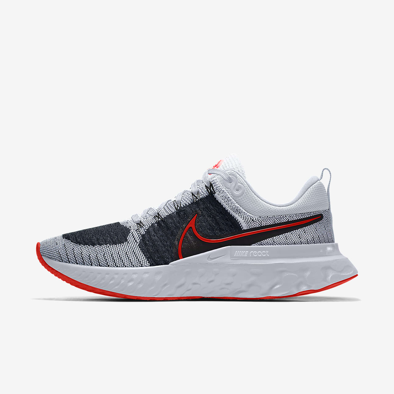 Nike React Infinity Run Flyknit 2 By You Custom Men's Running Shoe ...