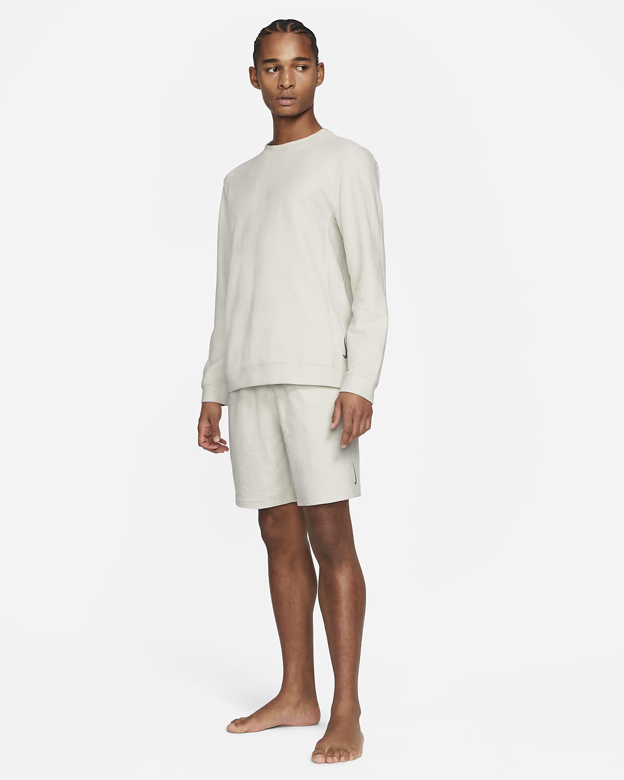 nike french terry yoga shorts