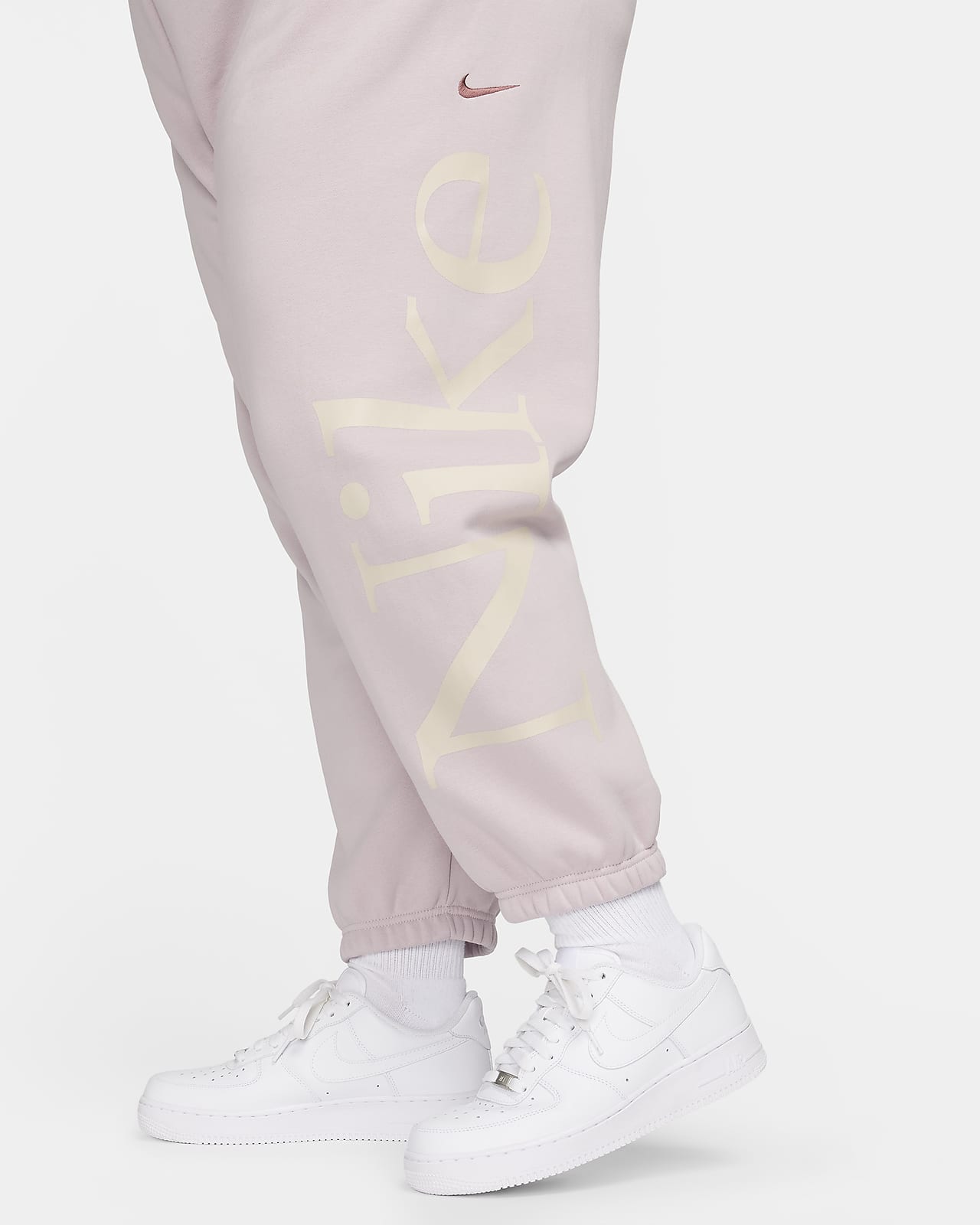 Nike Sportswear Phoenix Fleece, pink and white