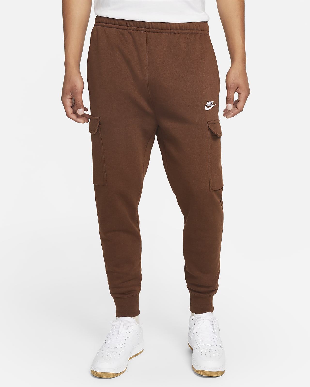 brown nike sweat pants