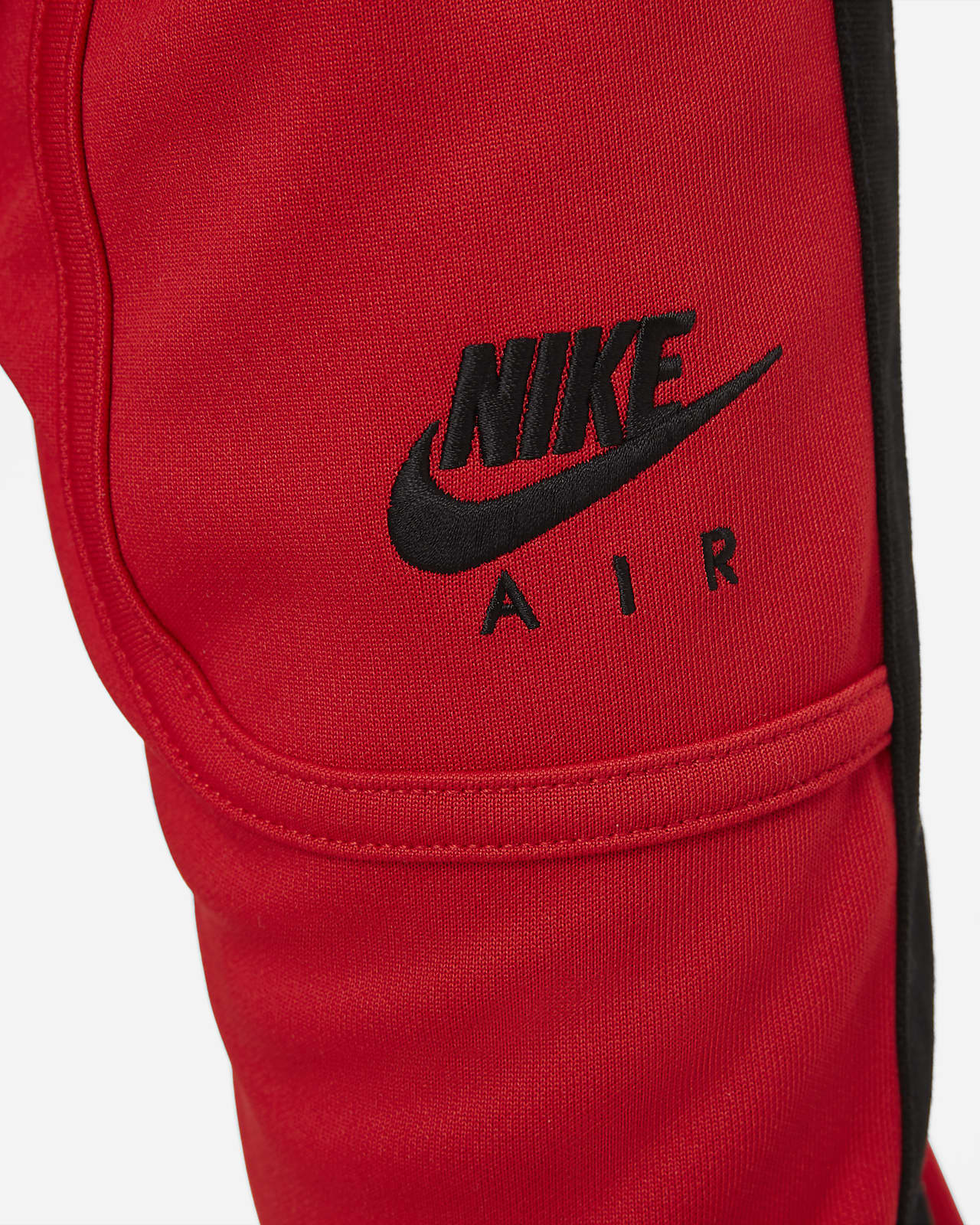 red nike air joggers