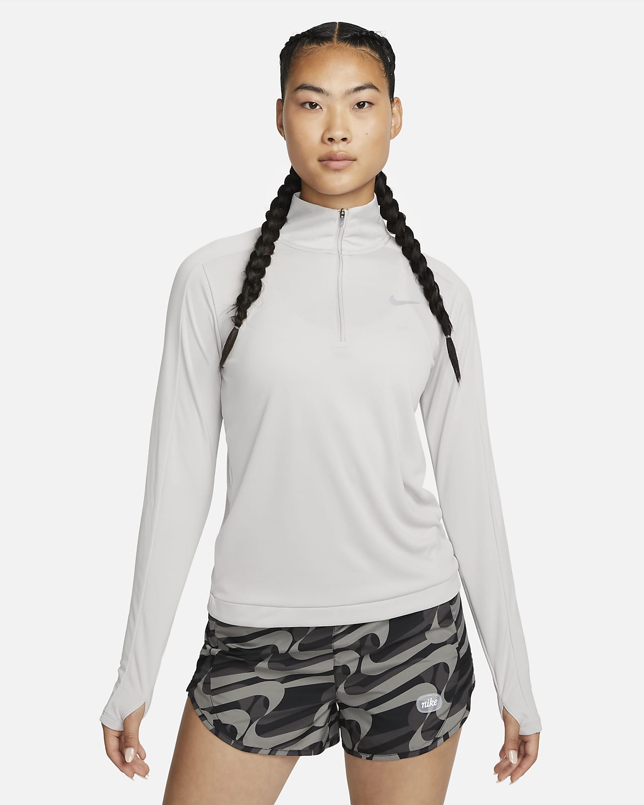 Nike Dri-FIT Pacer-pullover med 1/4 lynlås til kvinder