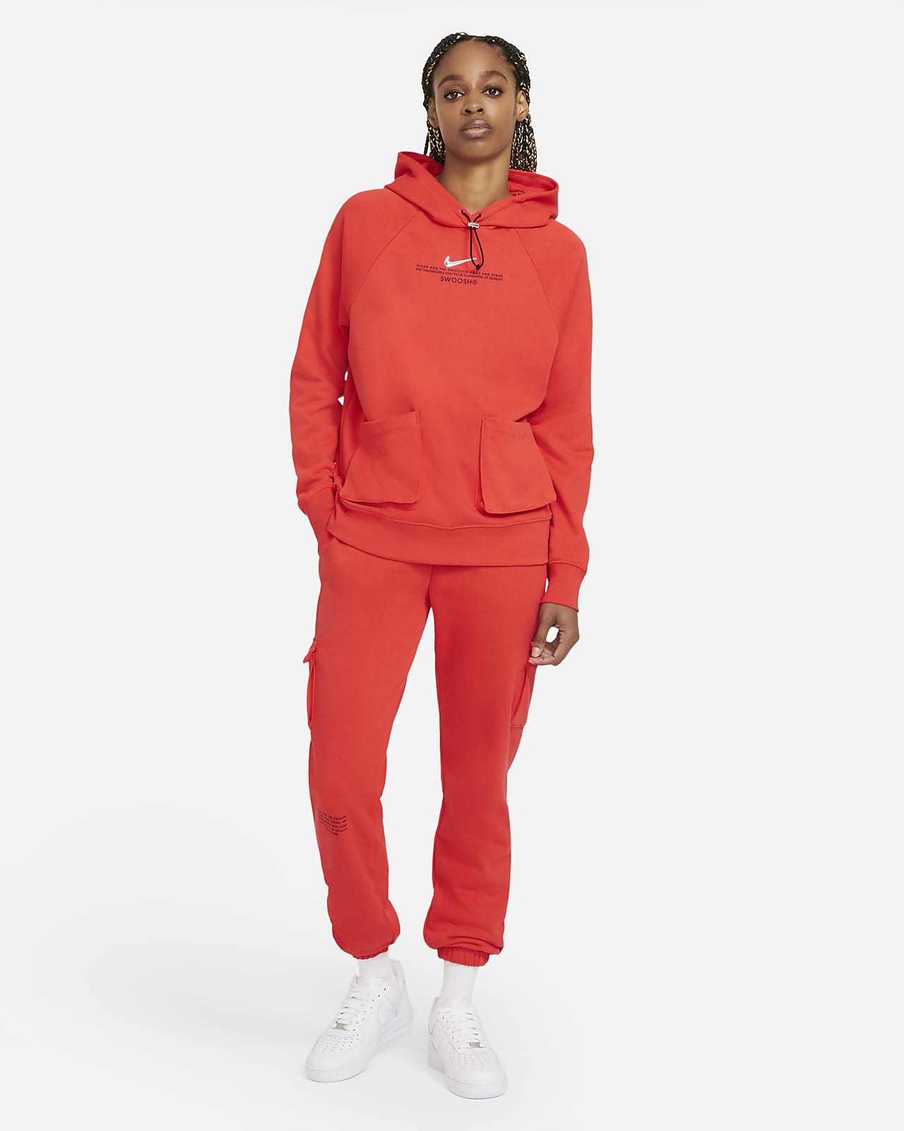 nike women's french terry hoodie