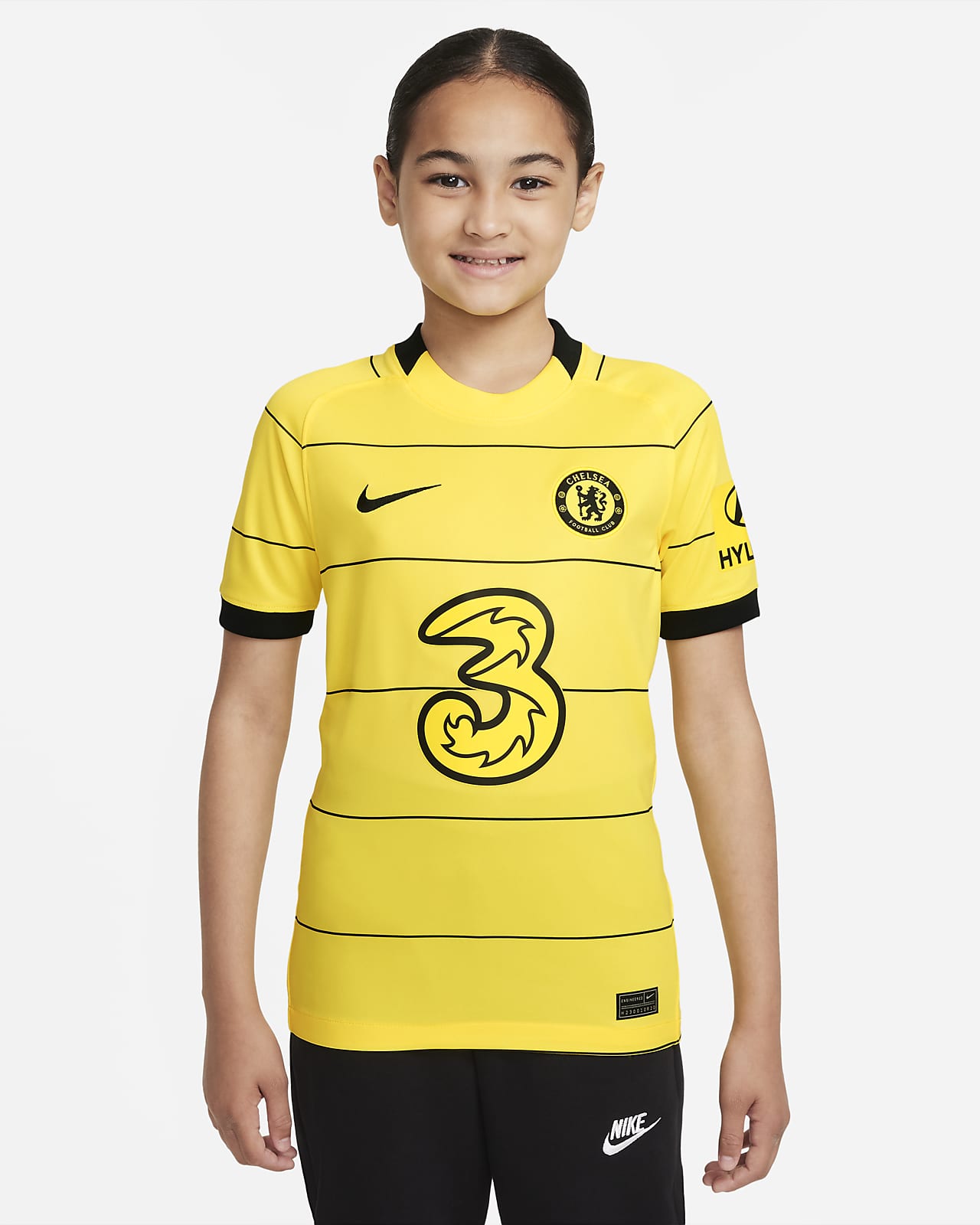 Chelsea F.C. 2021/22 Stadium Away Older Kids' Football Shirt