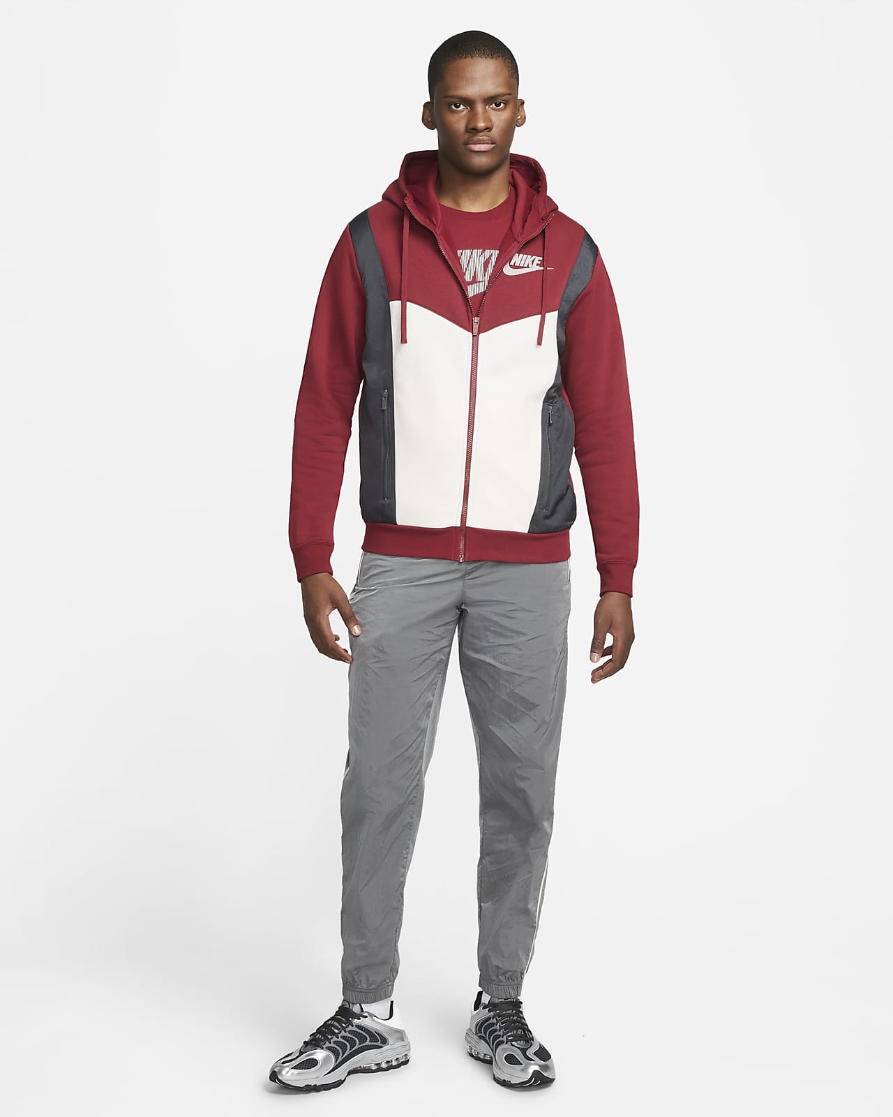 Nike hybrid fleece jumper Clearance
