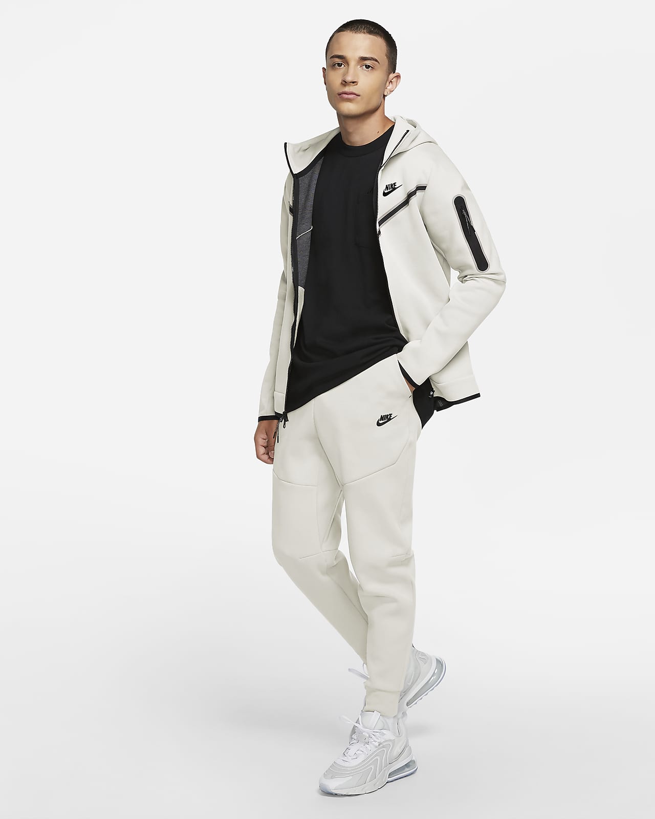 nike light bone tracksuit