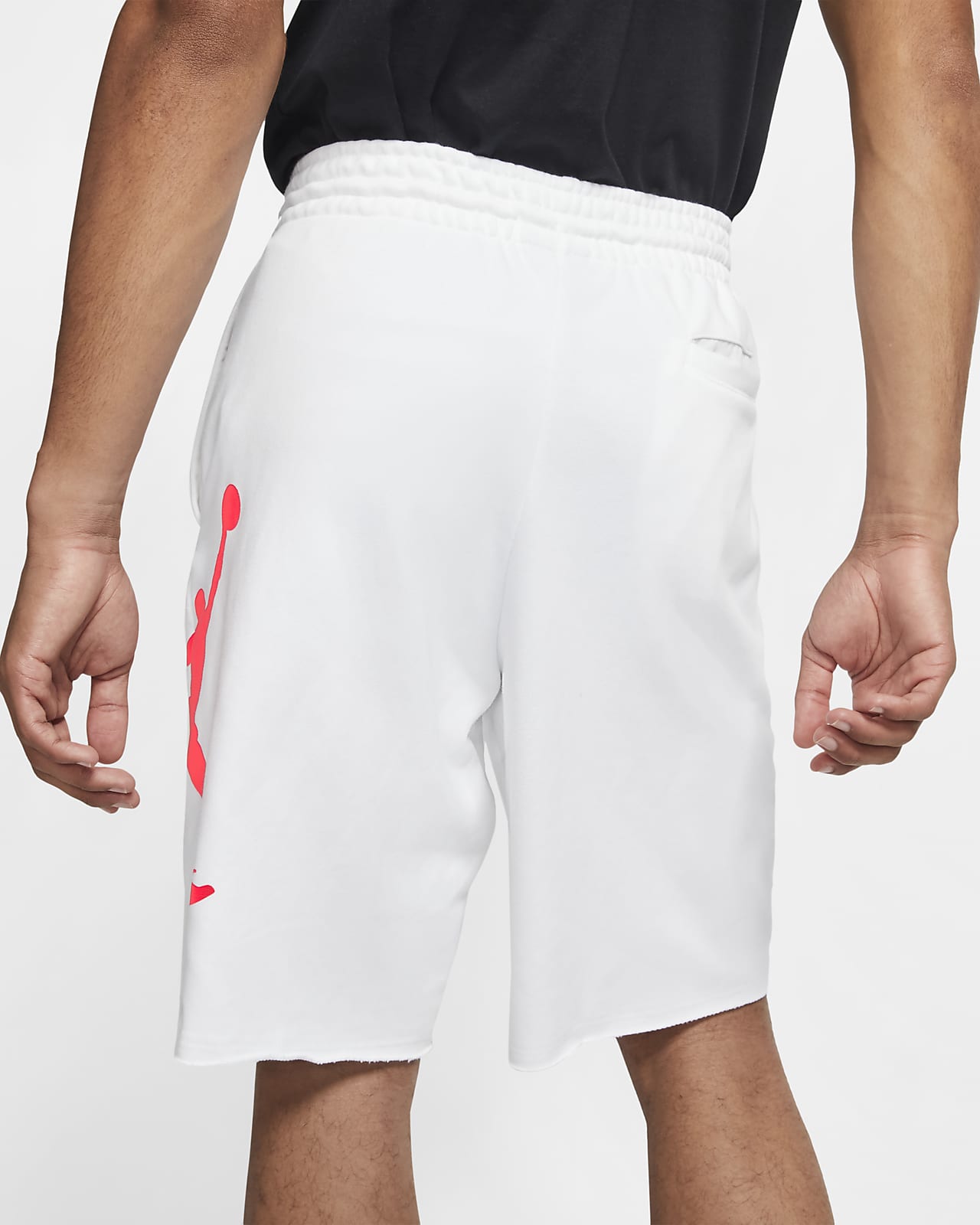 jordan jumpman logo men's fleece shorts