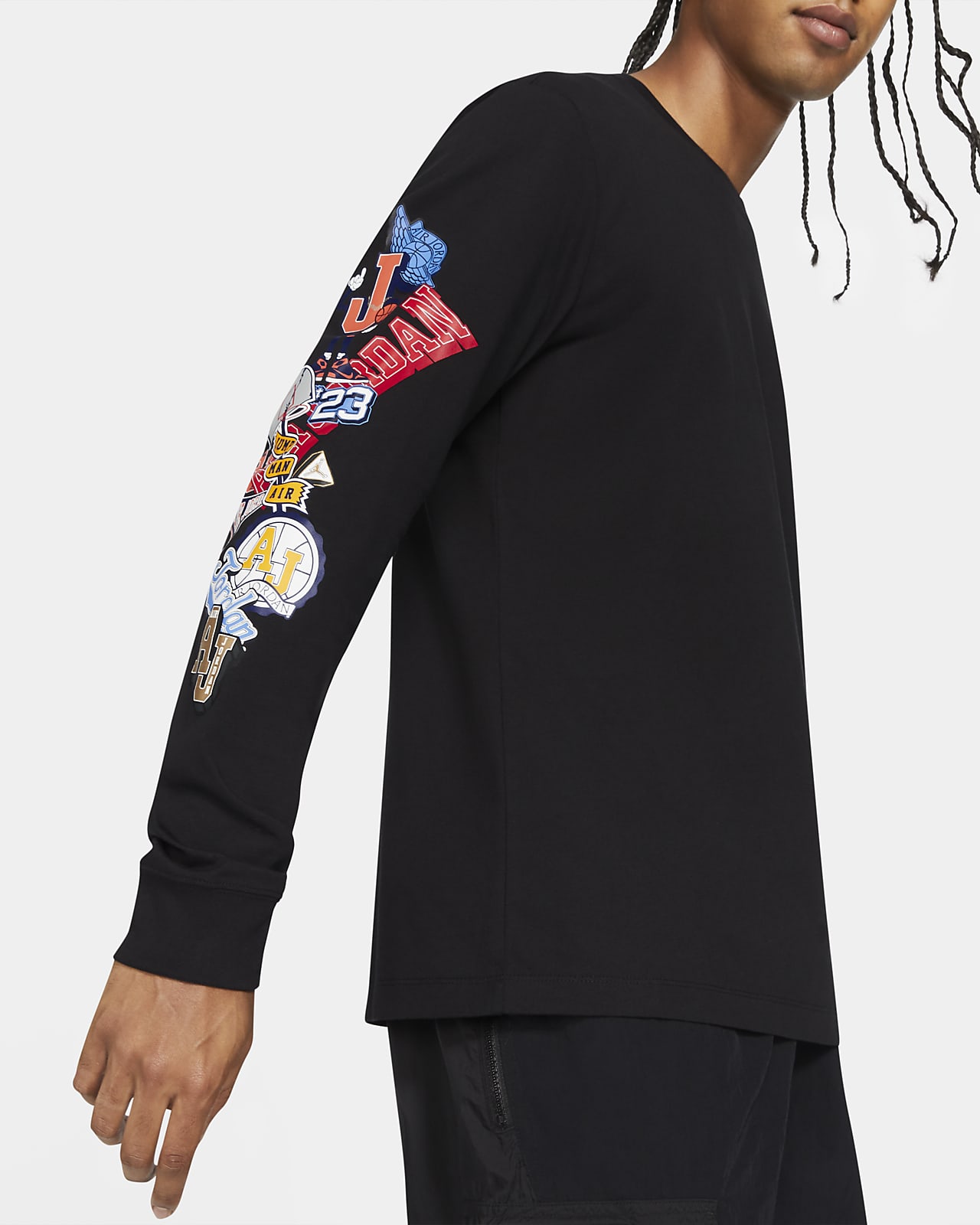 long sleeve varsity shirt