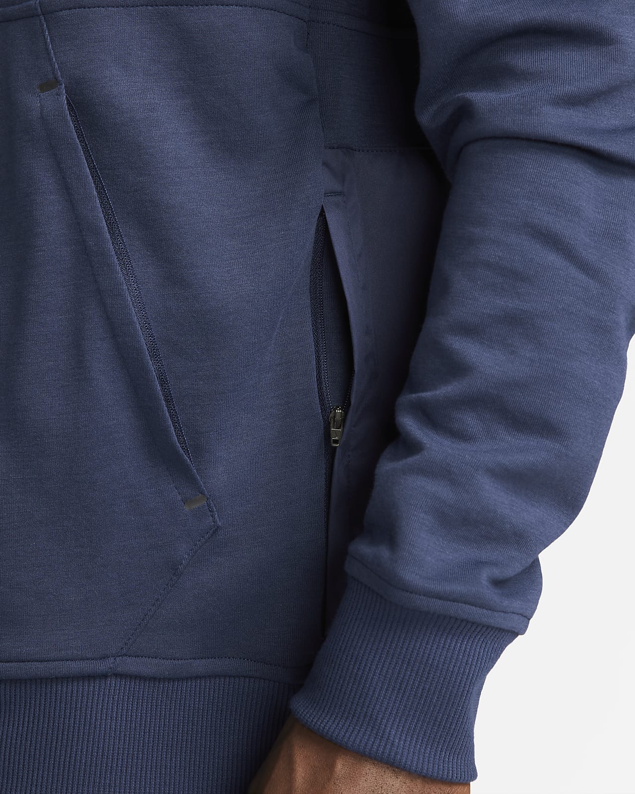 Felpa da calcio in fleece con cappuccio e zip a metà lunghezza Chelsea FC –  Uomo. Nike IT