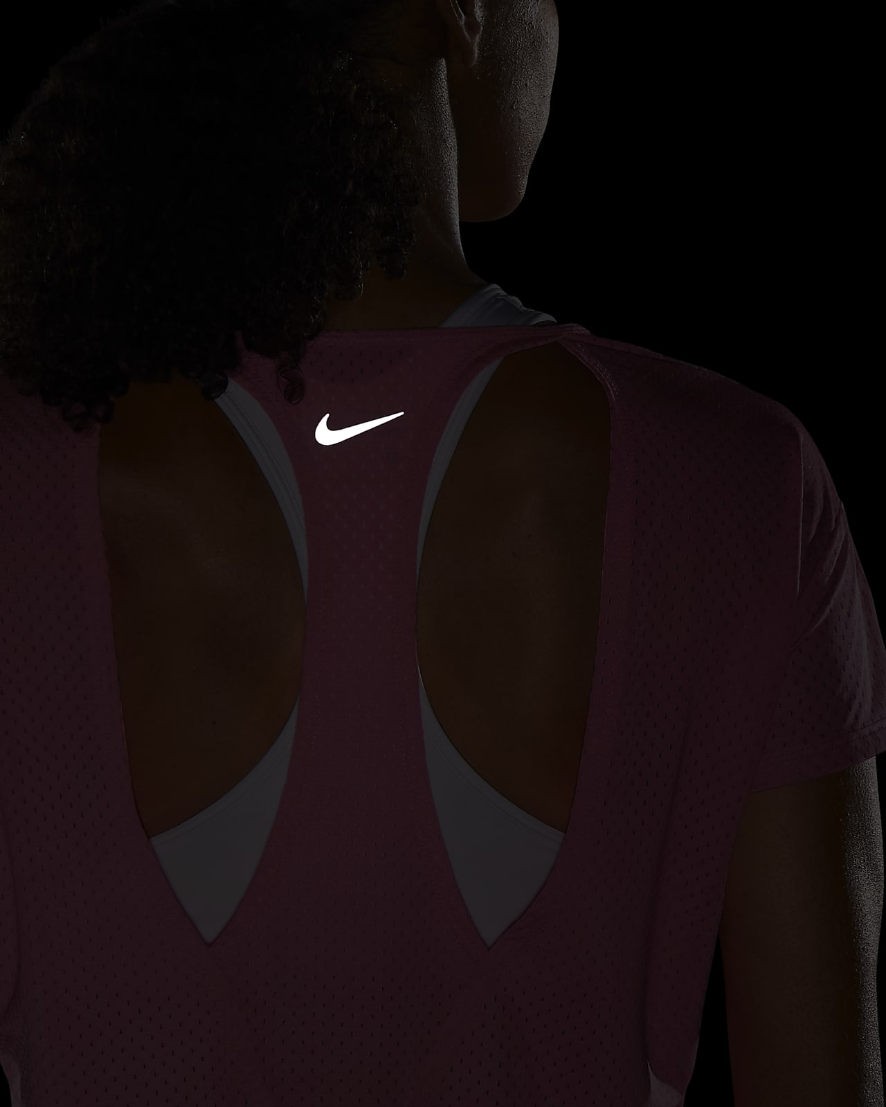 women's nike breathe running top