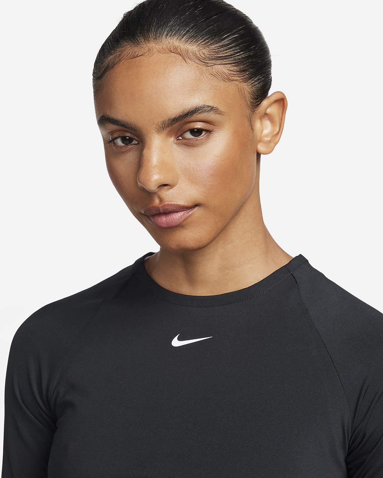 Nike Pro Women s Dri FIT Cropped Long Sleeve Top