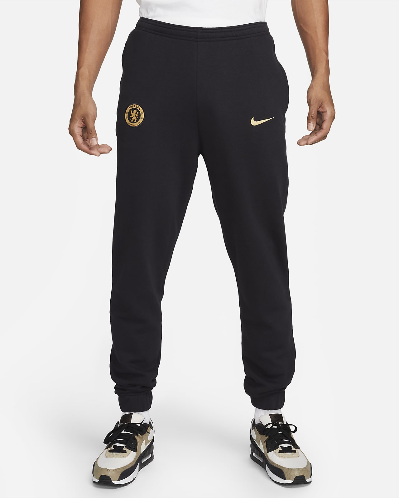 Pants de fútbol Nike de tejido Fleece para hombre Chelsea FC.