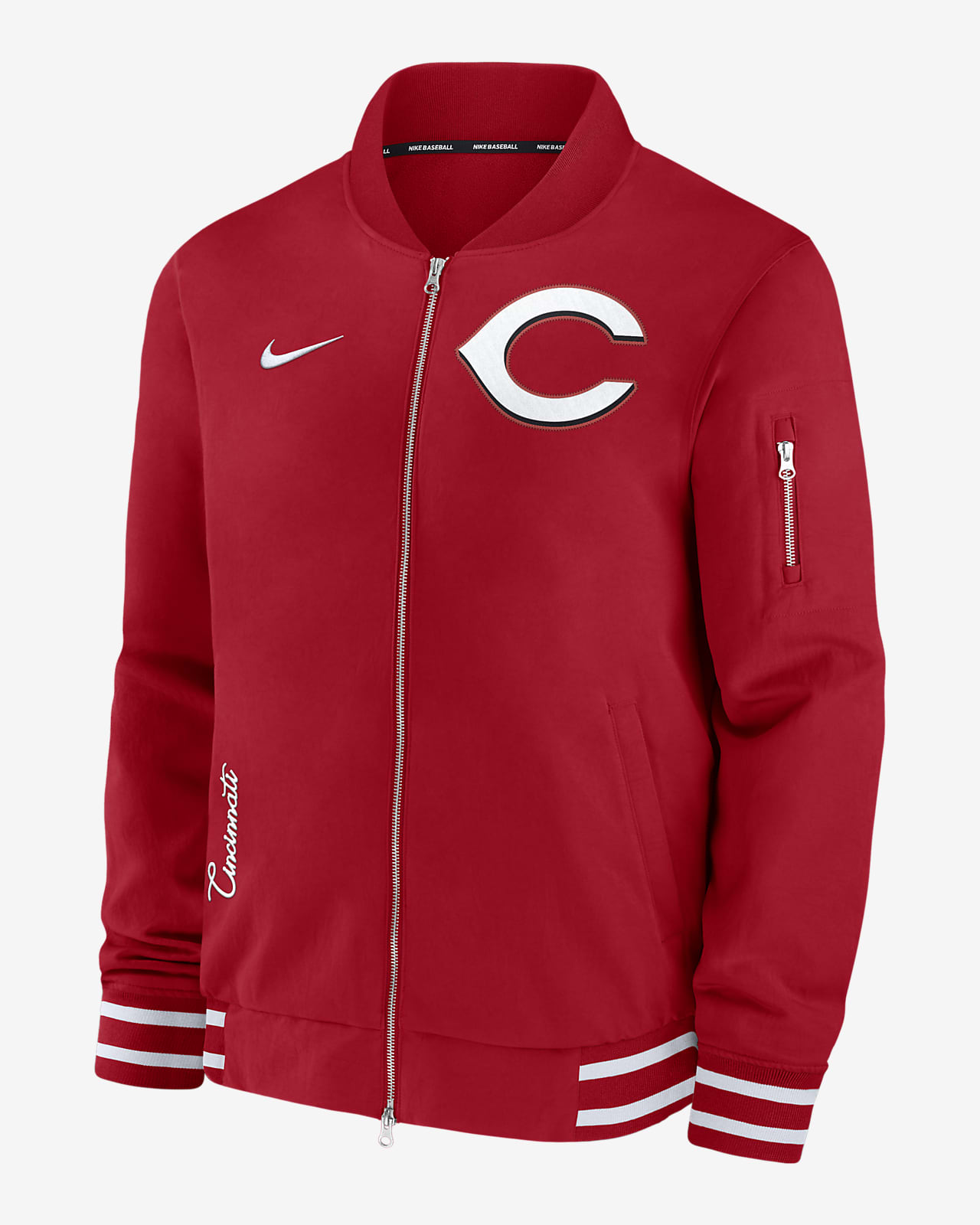 Cincinnati Reds Authentic Collection Men s Nike MLB Full Zip