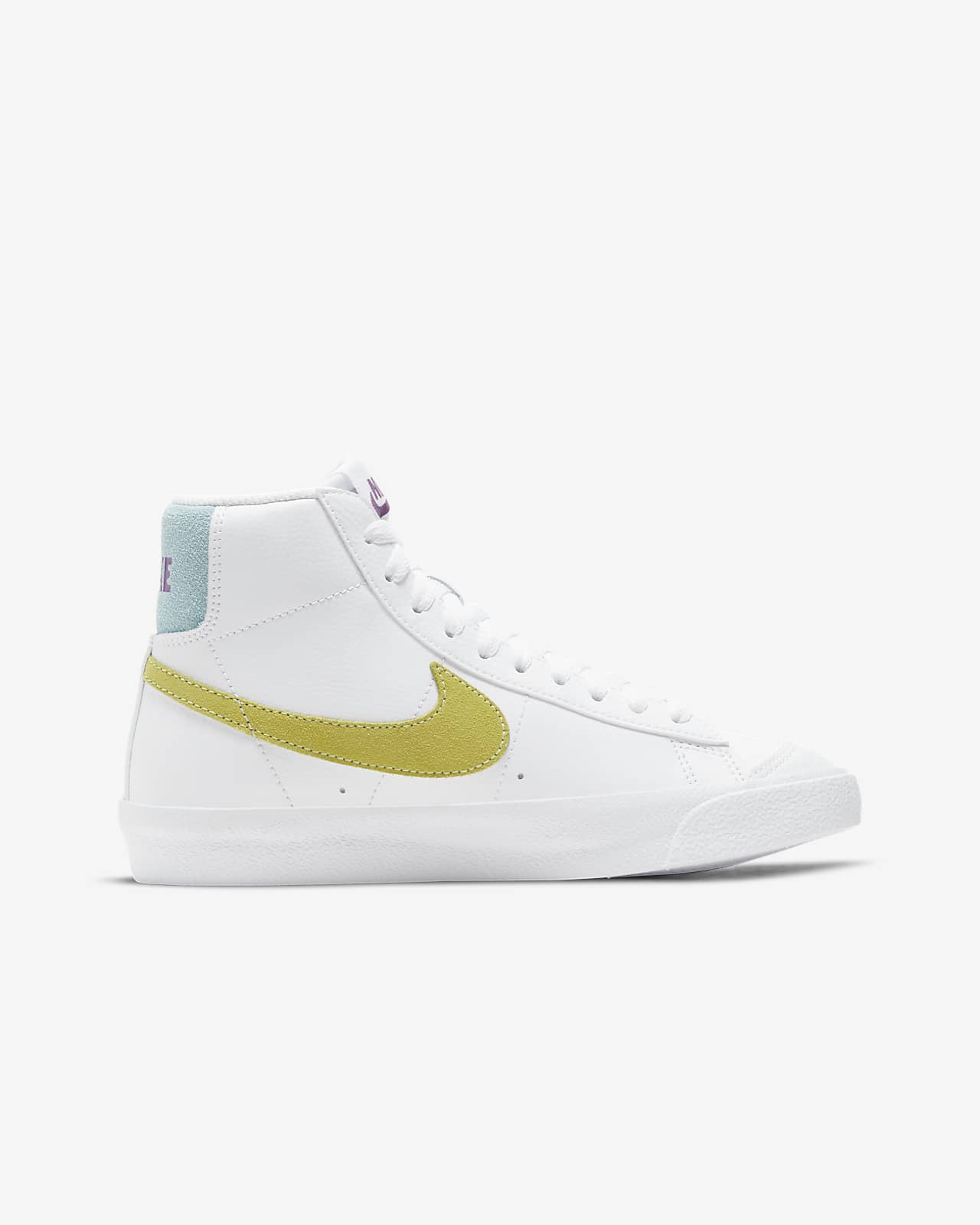 nike blazer mid white blue