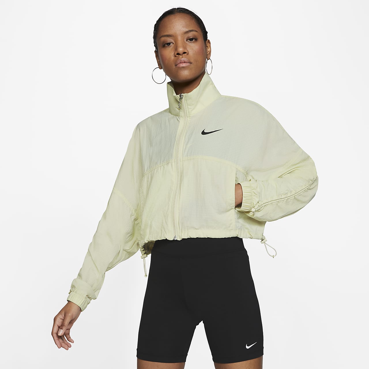 nike sportswear swoosh woven jacket