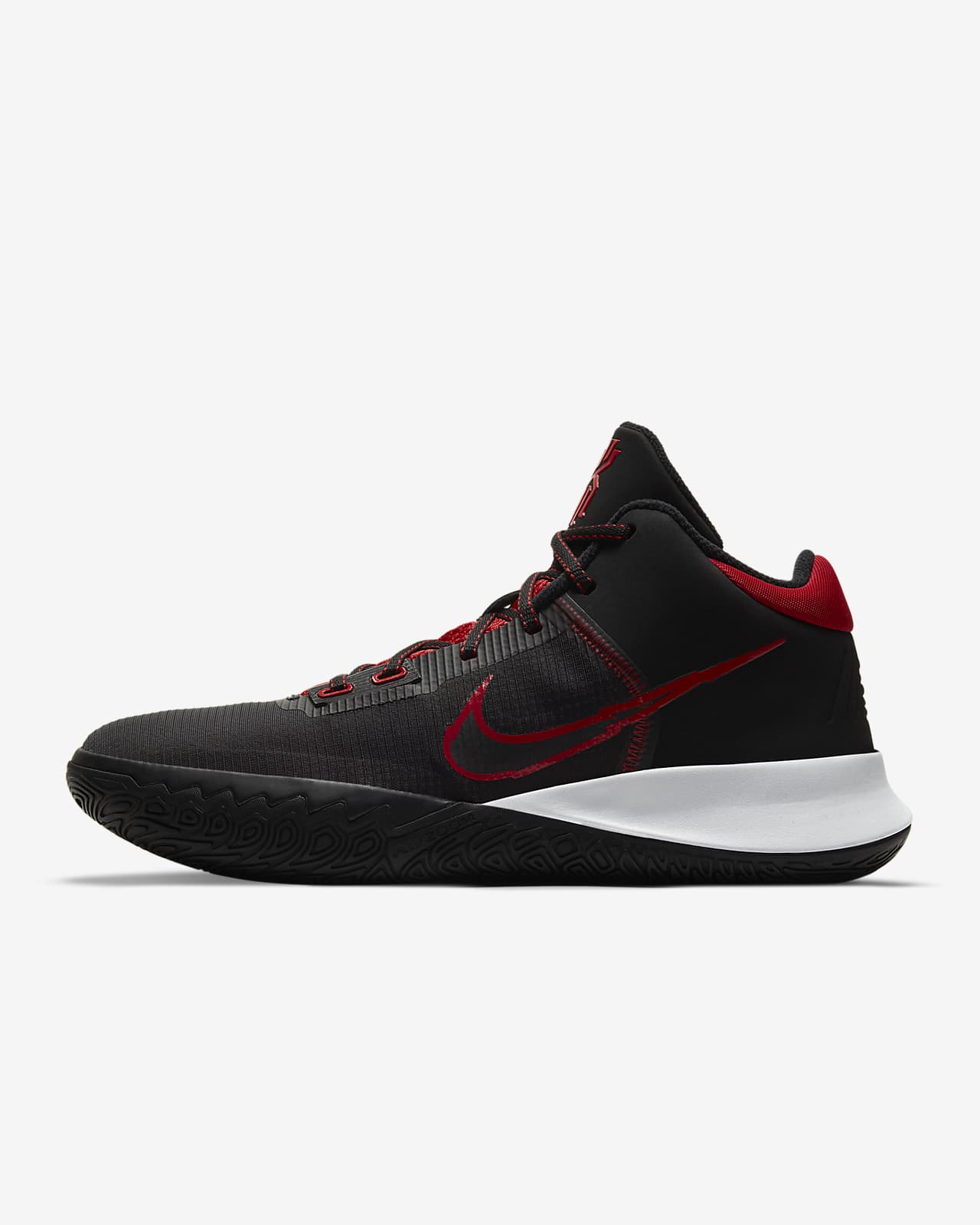 red and black basketball shoes nike