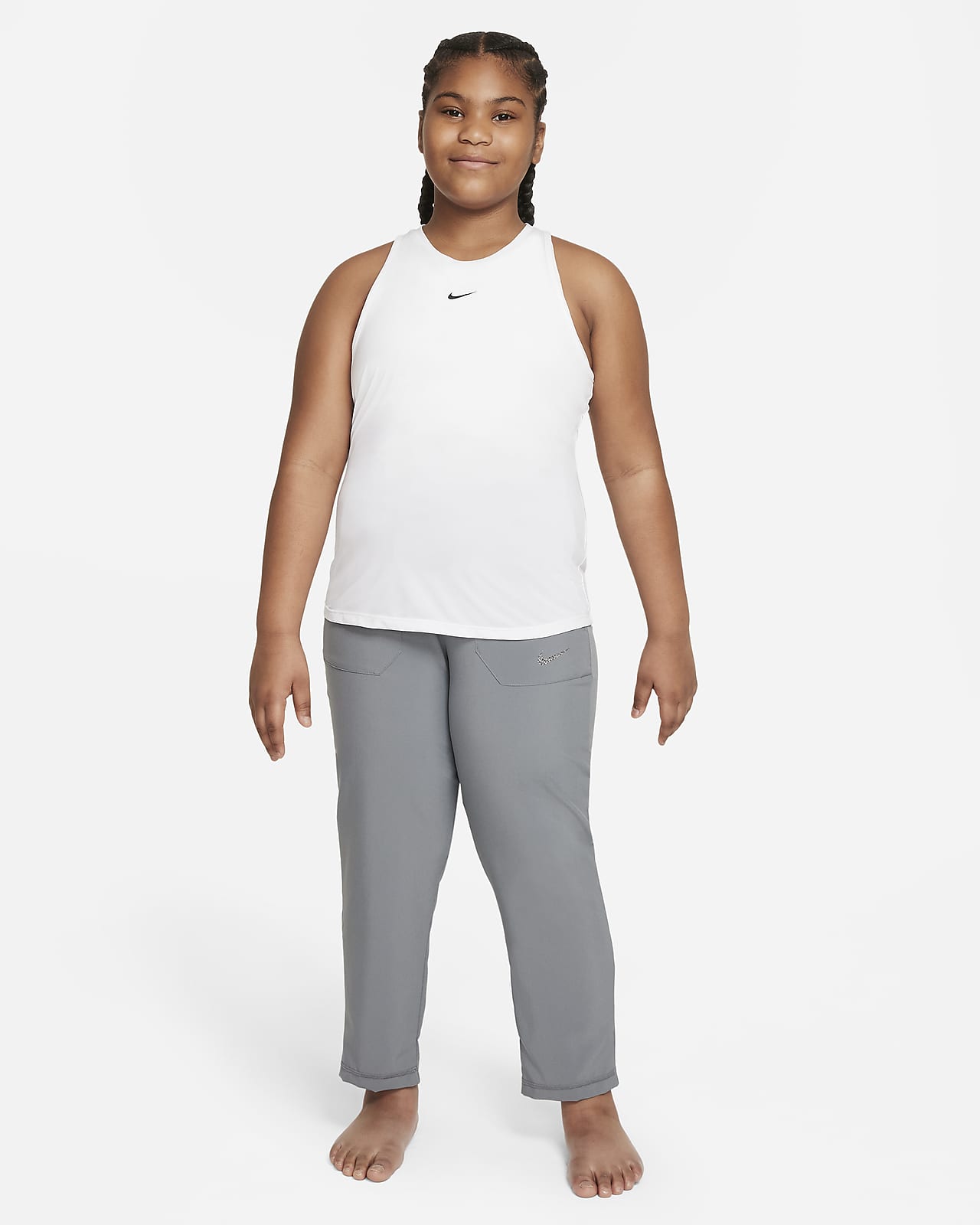 Nike Dry Girls Pink Dri-fit Athletic Leggings Stretch Sweats Yoga