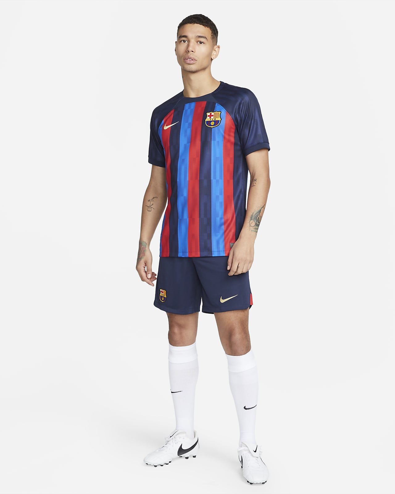 Shorts de fútbol Nike Dri-FIT del FC Barcelona local 2022/23 Stadium para  hombre
