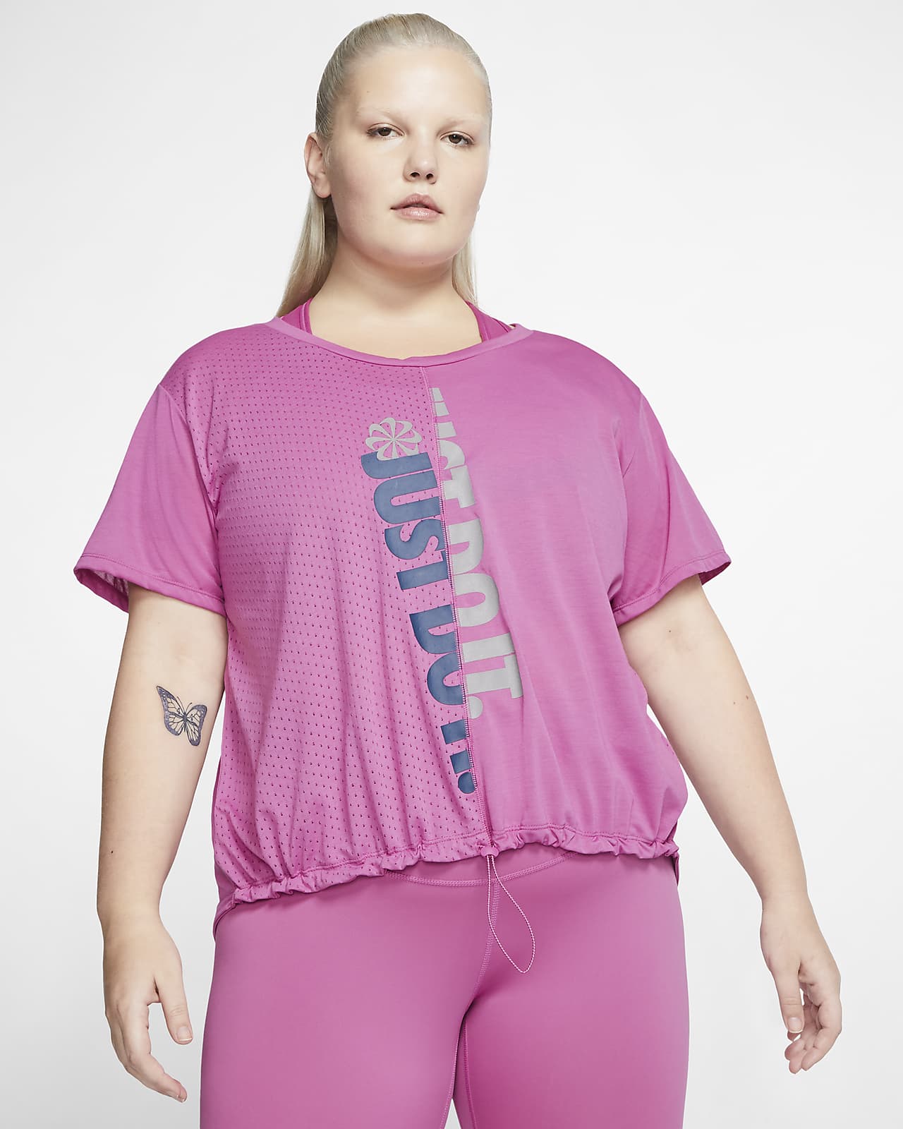 nike top pink