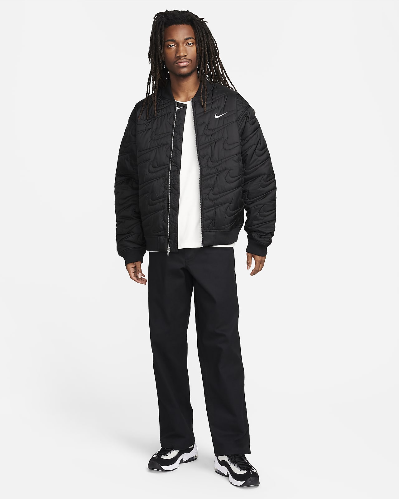 Nike quilted hot sale jacket mens