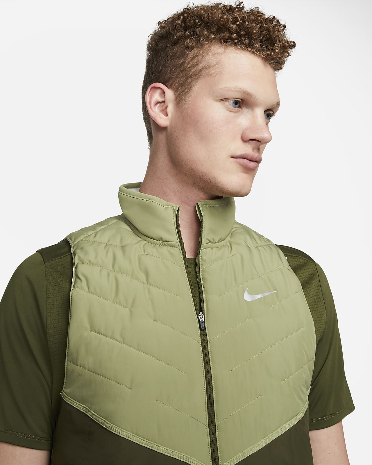 Nike Running - Repel Quilted Therma-FIT Gilet - Black Nike Running