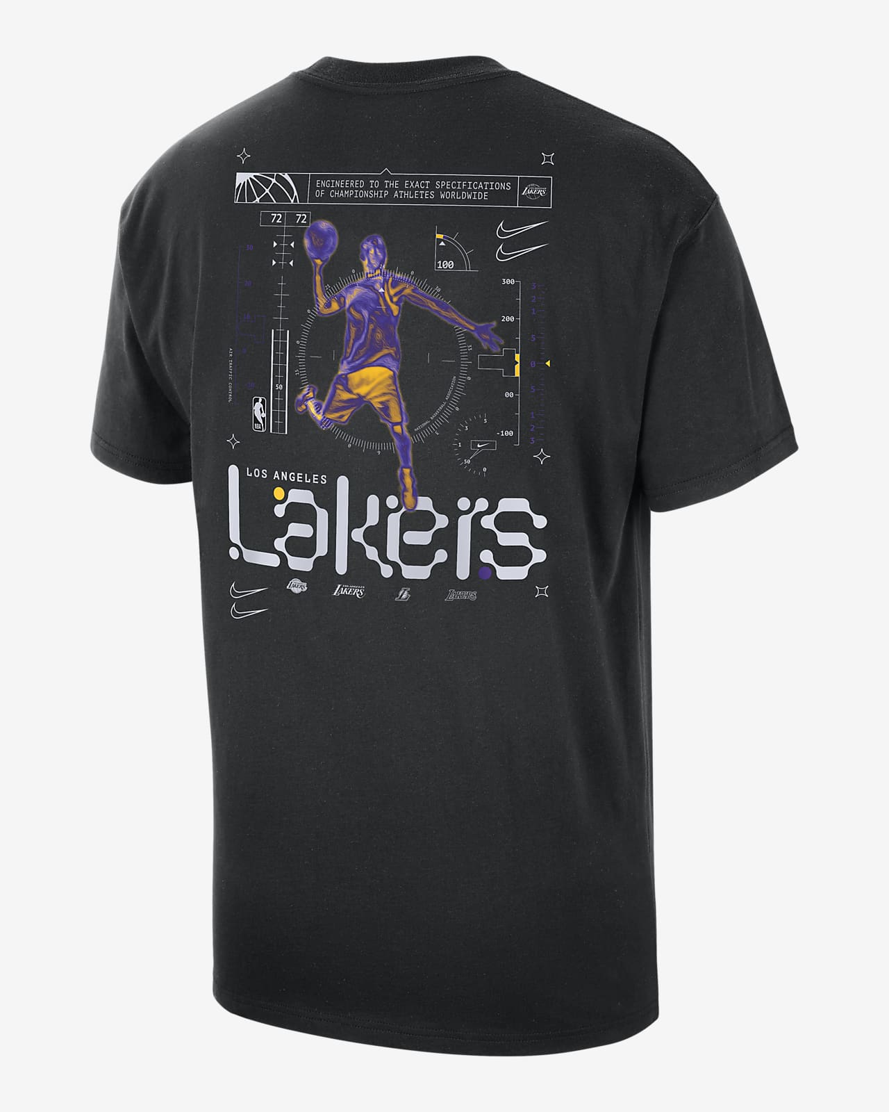 Los Angeles Lakers Men's Nike NBA Max90 T-Shirt