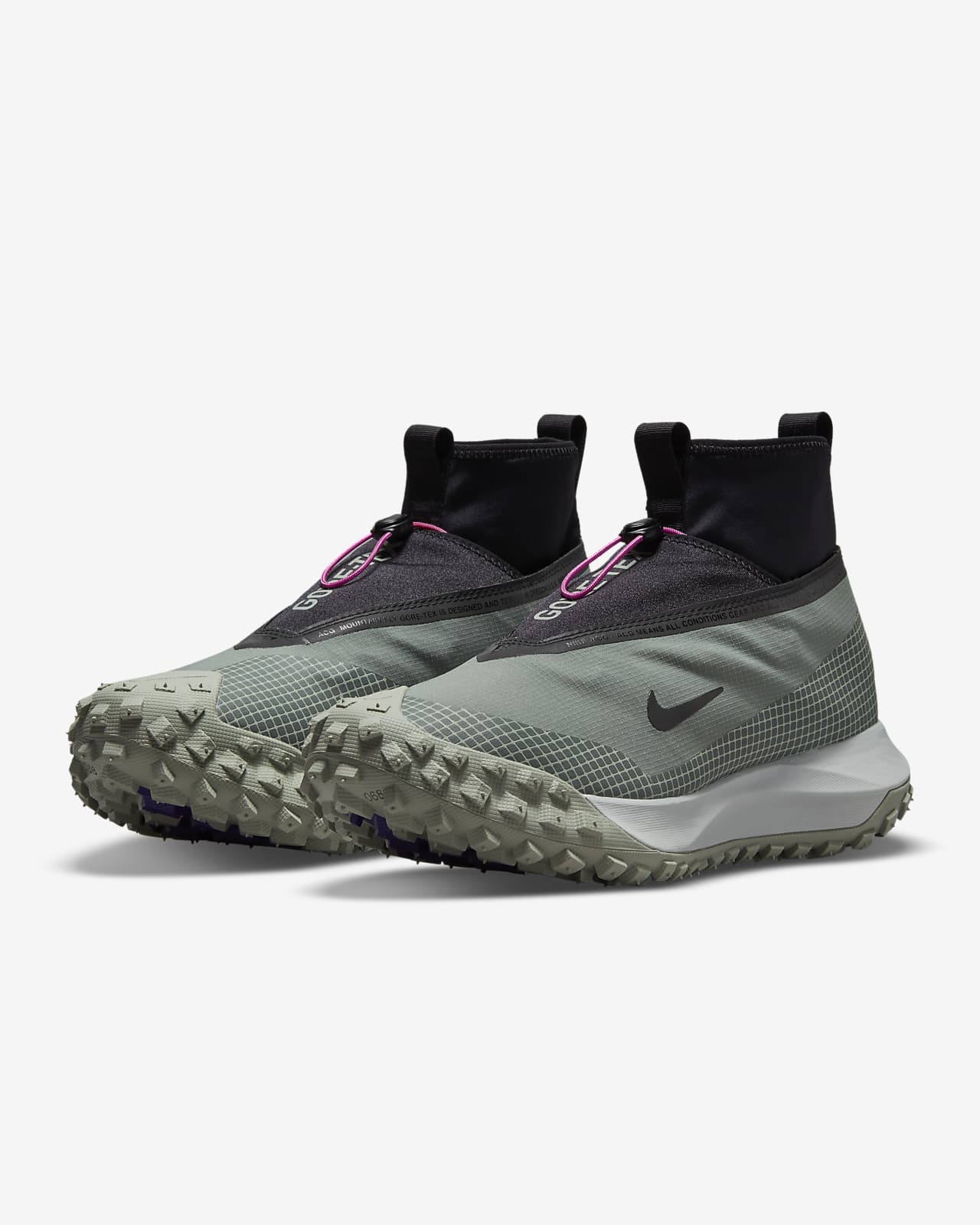 nike acg gore tex mountain fly khaki