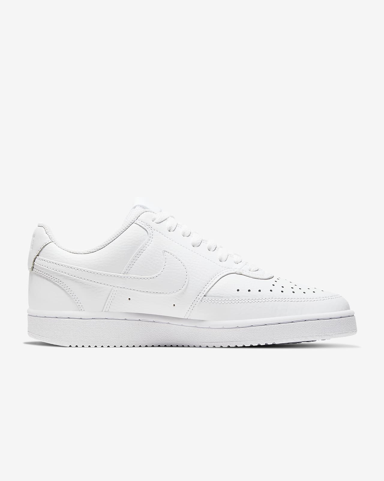 nike court vision low all white