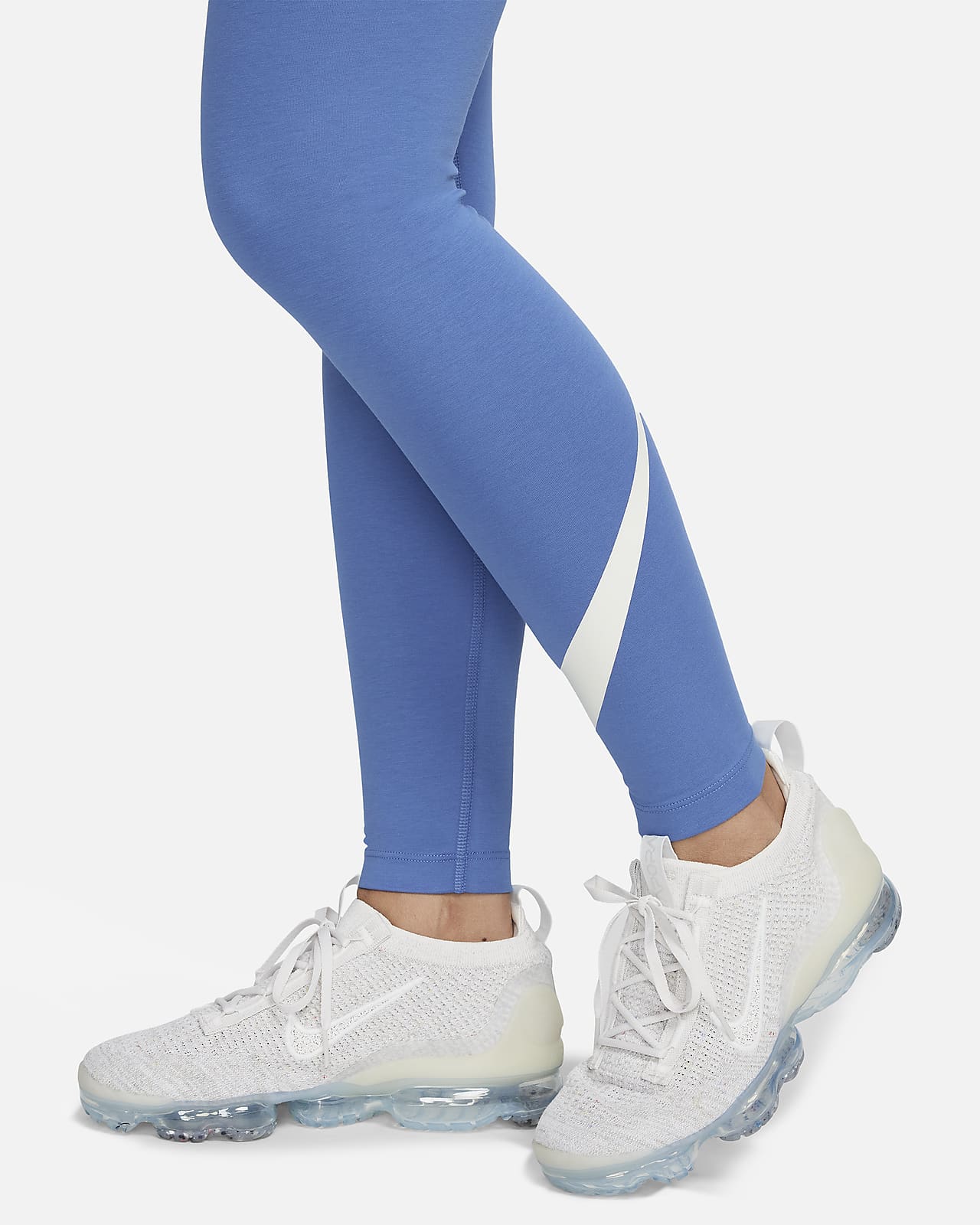 Buy Shades Women's Ankle Length Cotton Rib Legging-Blue-L at