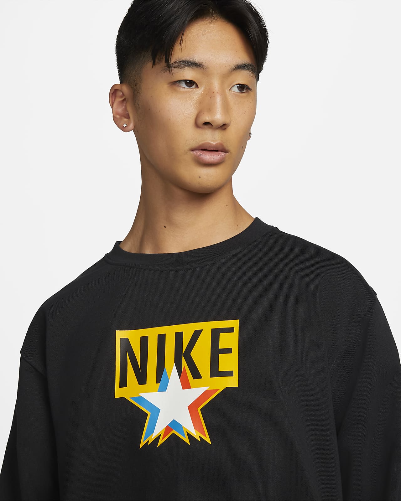 nike men's standard issue basketball crew sweatshirt