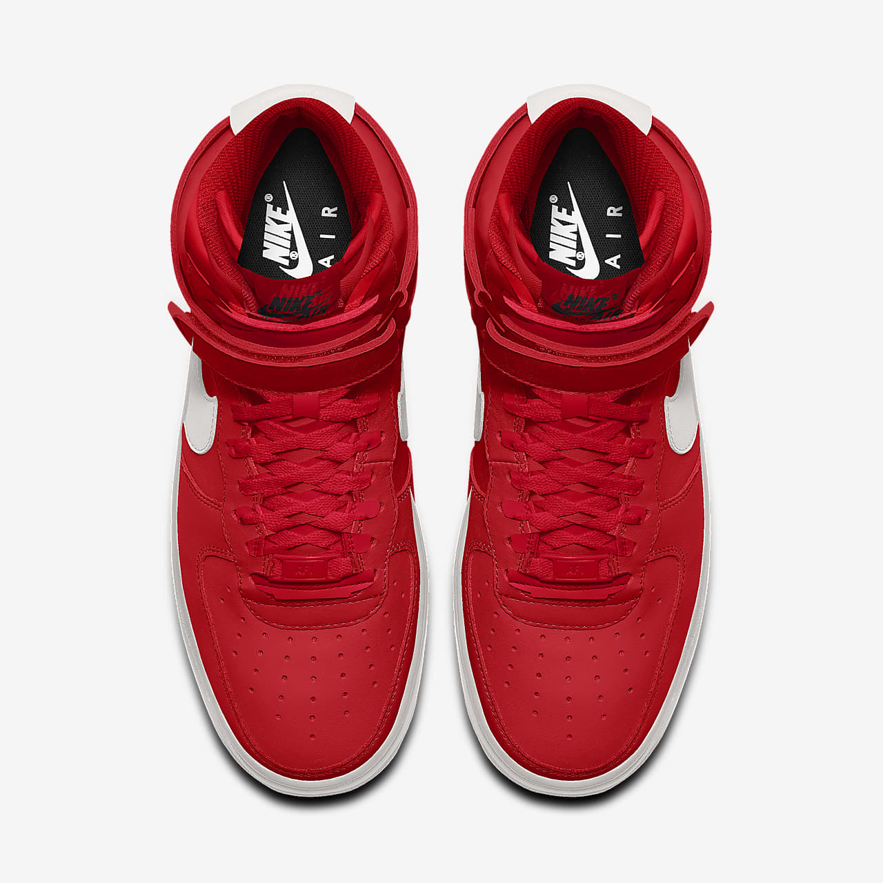 nike air force 1 high by you red