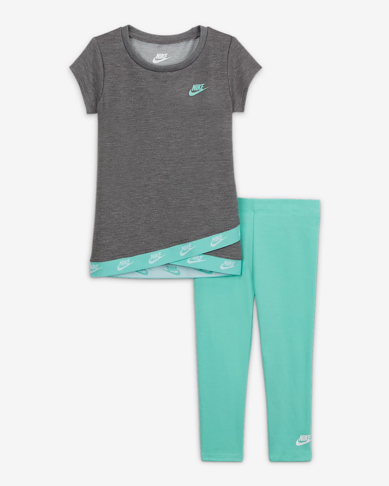 Conjunto De Prenda Para La Parte Superior Y Leggings Para Bebe Nike De 12 A 24 Meses Nike Com