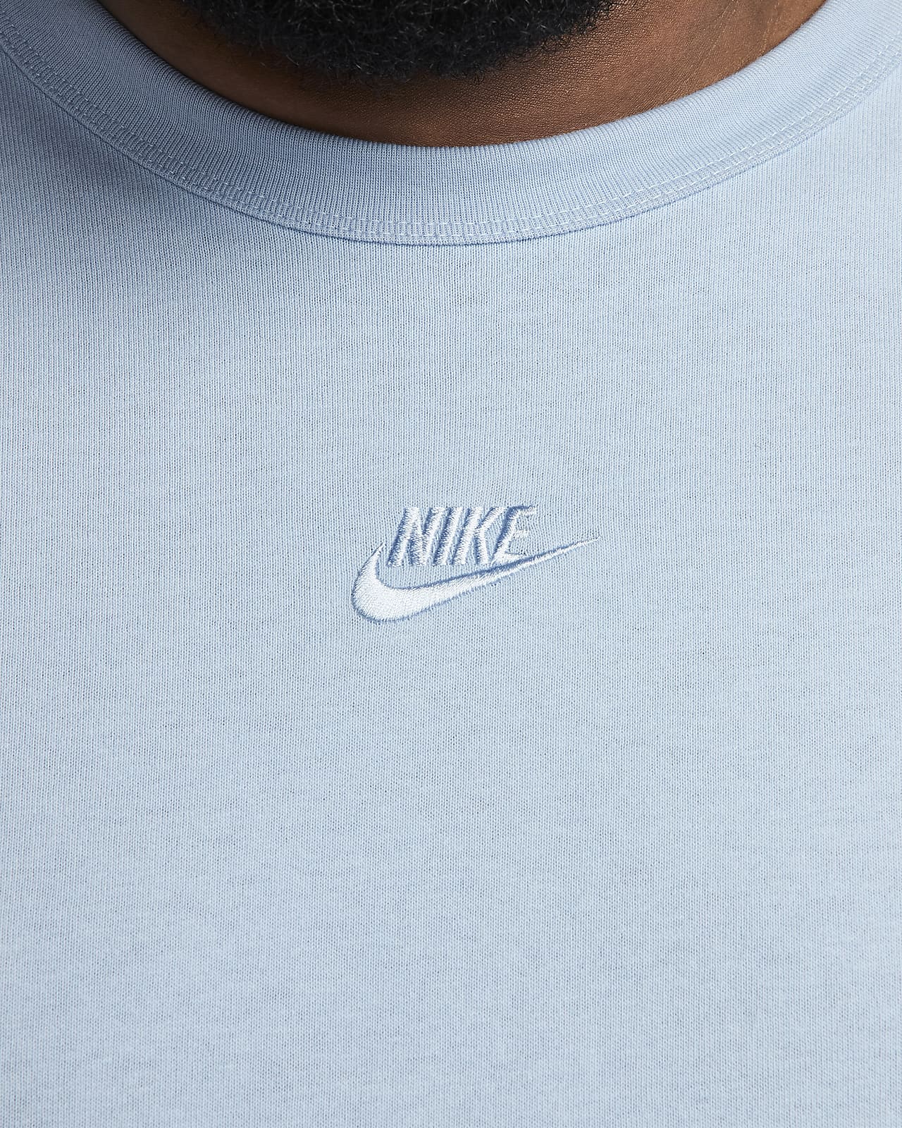 Men's Nike Sportswear Premium Essentials T-Shirt Large Birch Heather