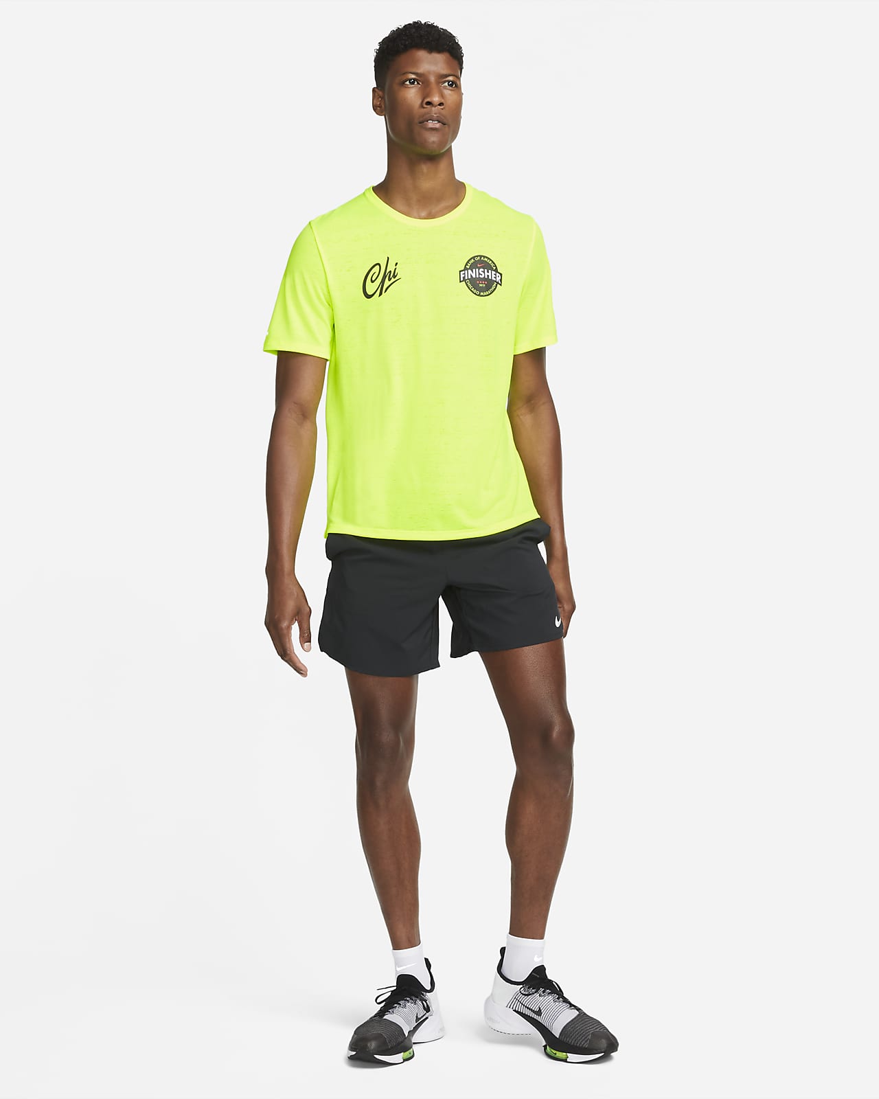 nike dry miler short sleeve