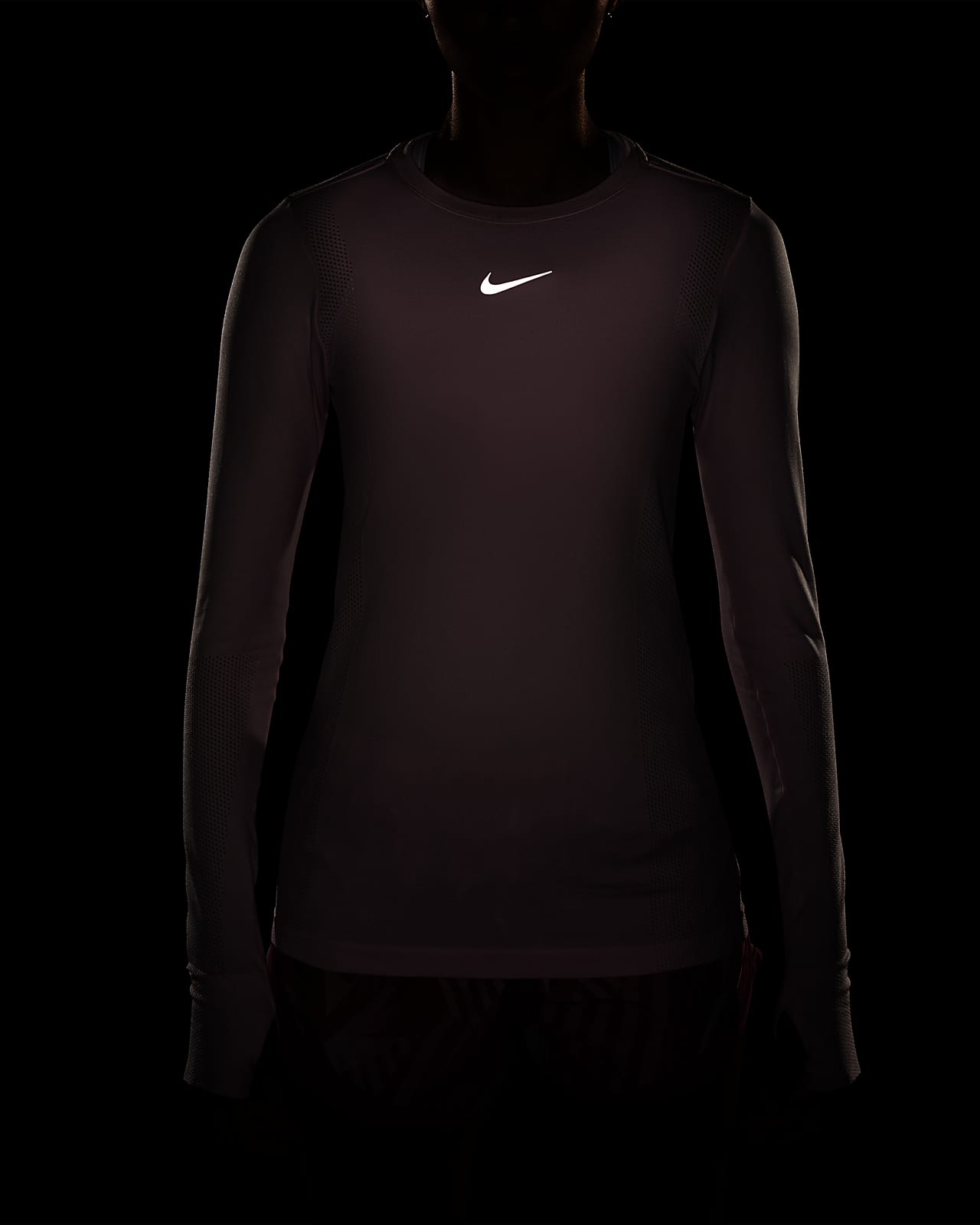 nike long sleeve running top womens