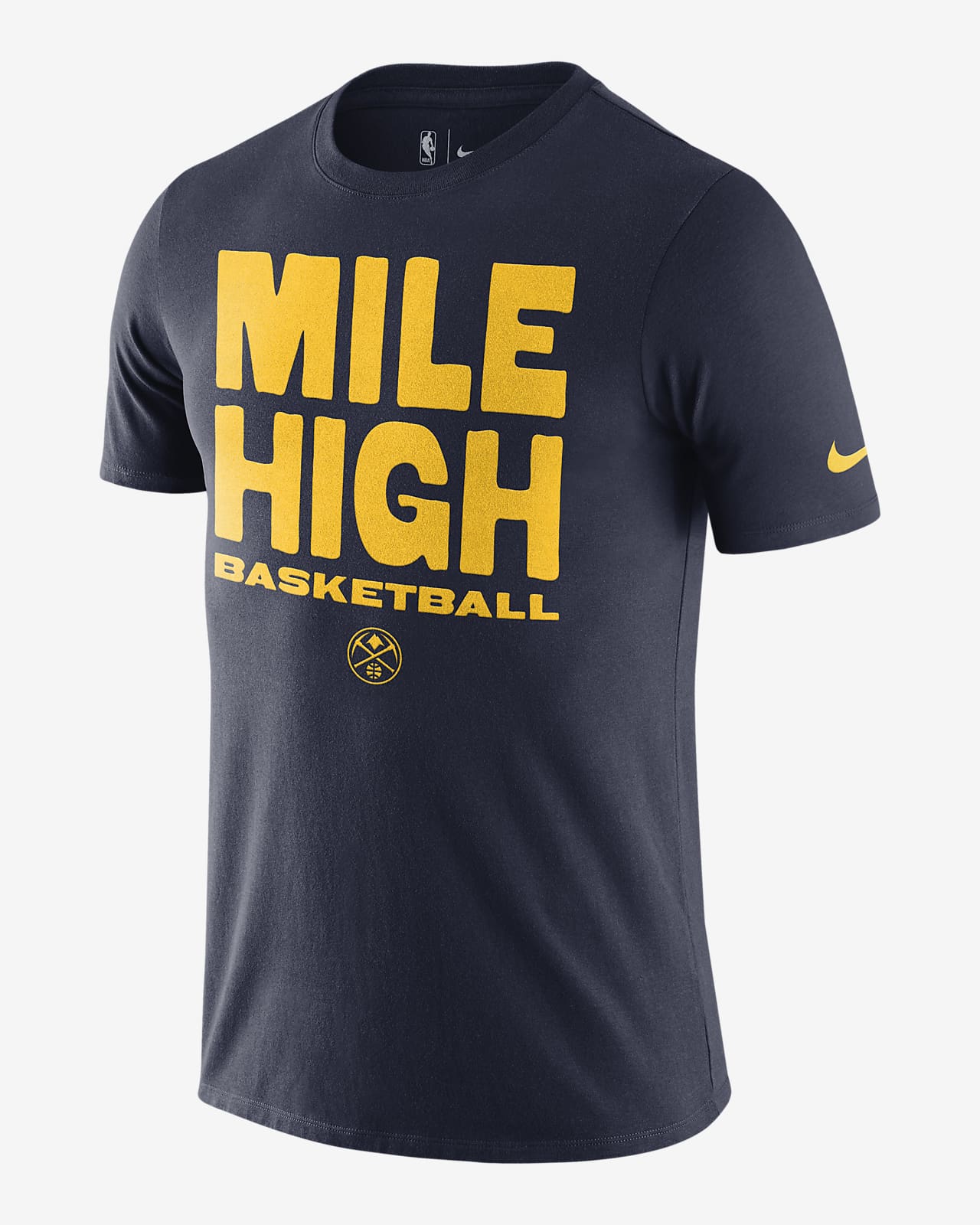 Denver Nuggets Mantra Men's Nike Dri-FIT NBA T-Shirt. Nike.com