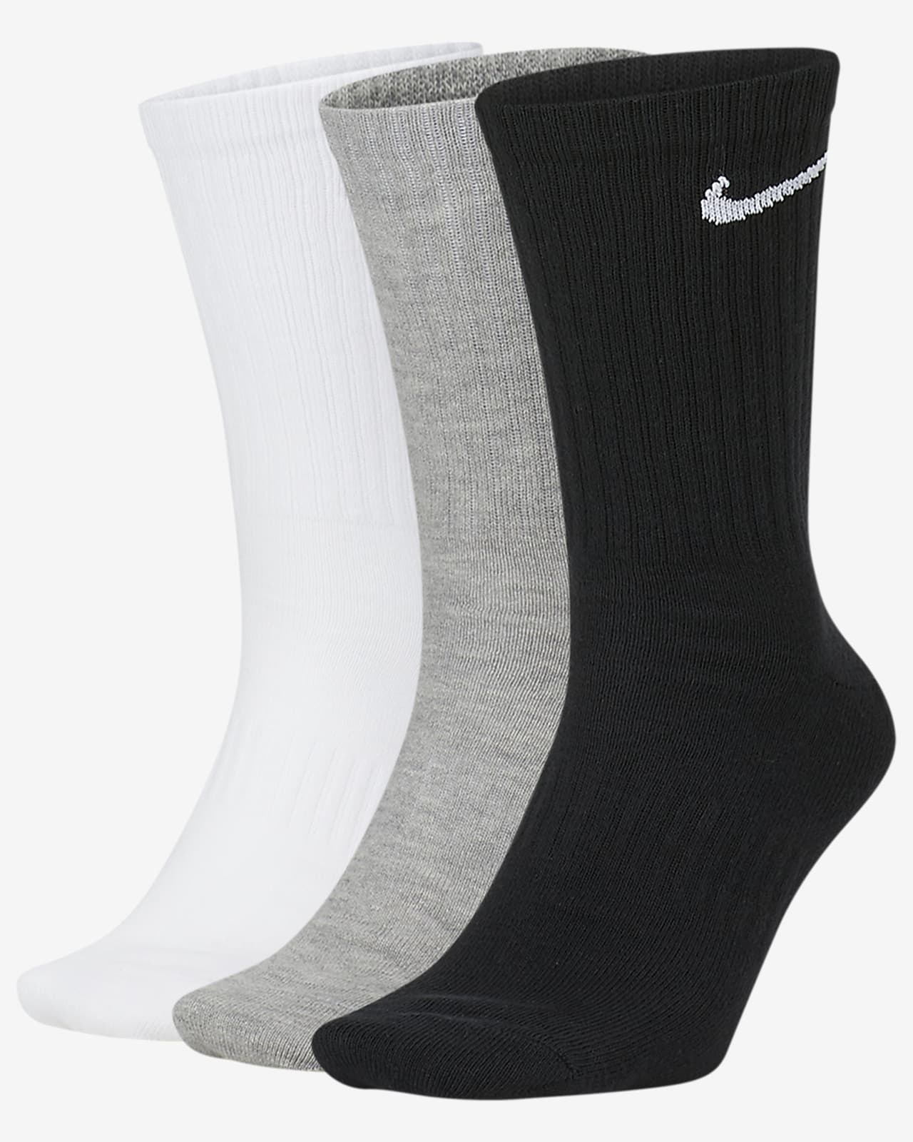 Nike Everyday Lightweight Training Crew Socks (3 Pairs). Nike NZ