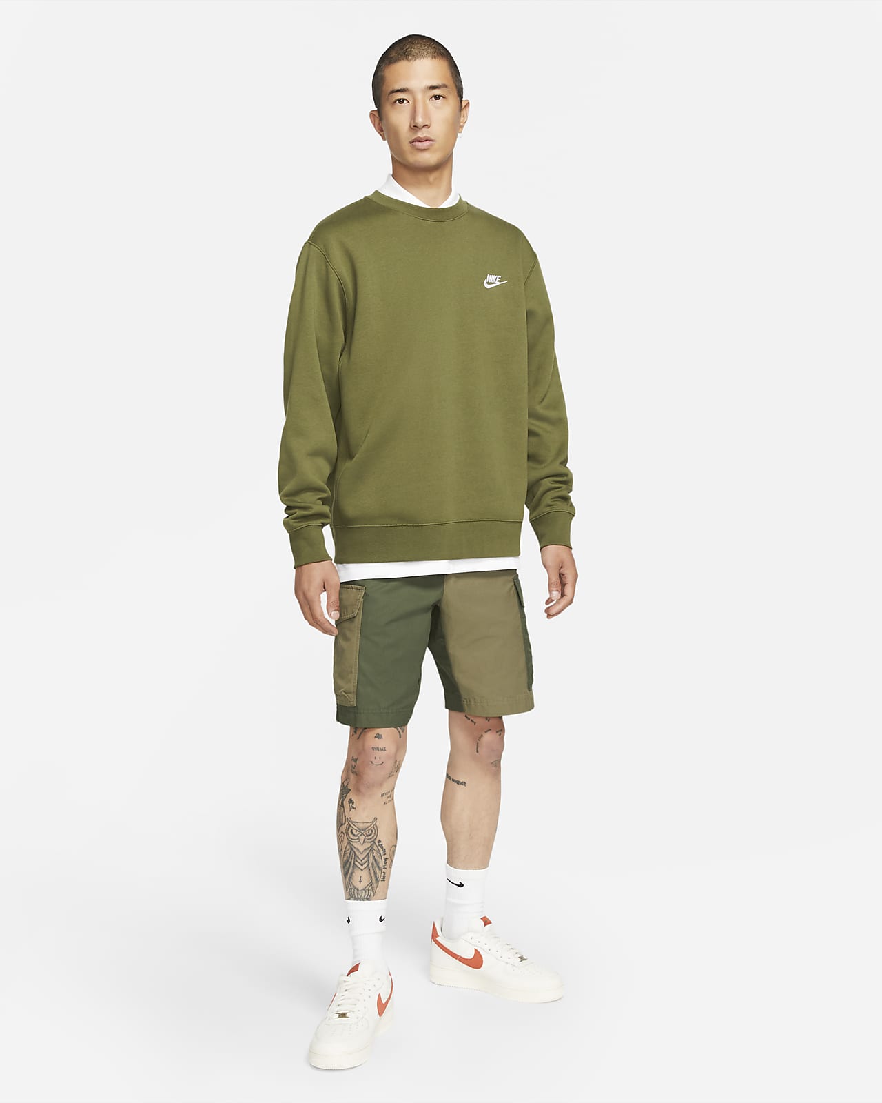 Nike Sportswear Men's Woven Utility Shorts Size XL (Green)