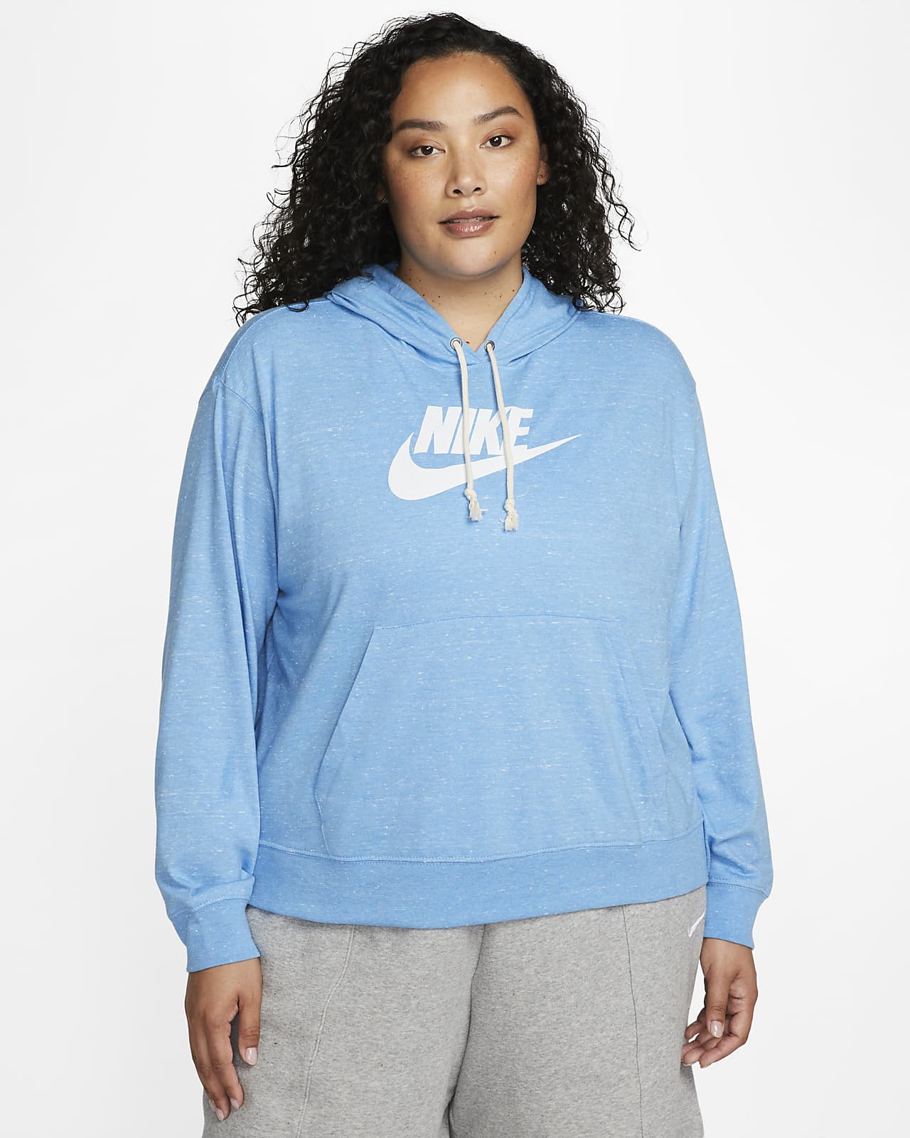 aprobar En lo que respecta a las personas lado Nike Sportswear Gym Vintage Women's Pullover Hoodie (Plus Size). Nike.com