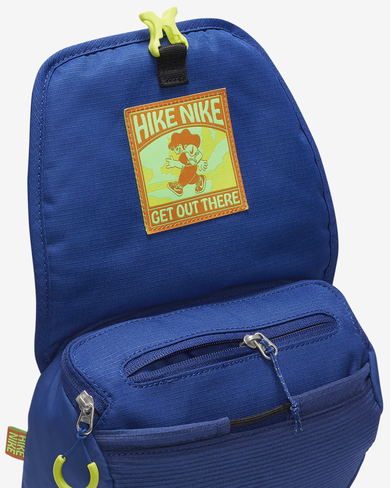 Nike Hike Hip Pack Fanny Pack (4L) Bright Orange Volt Black Shoulder  DJ9681-819